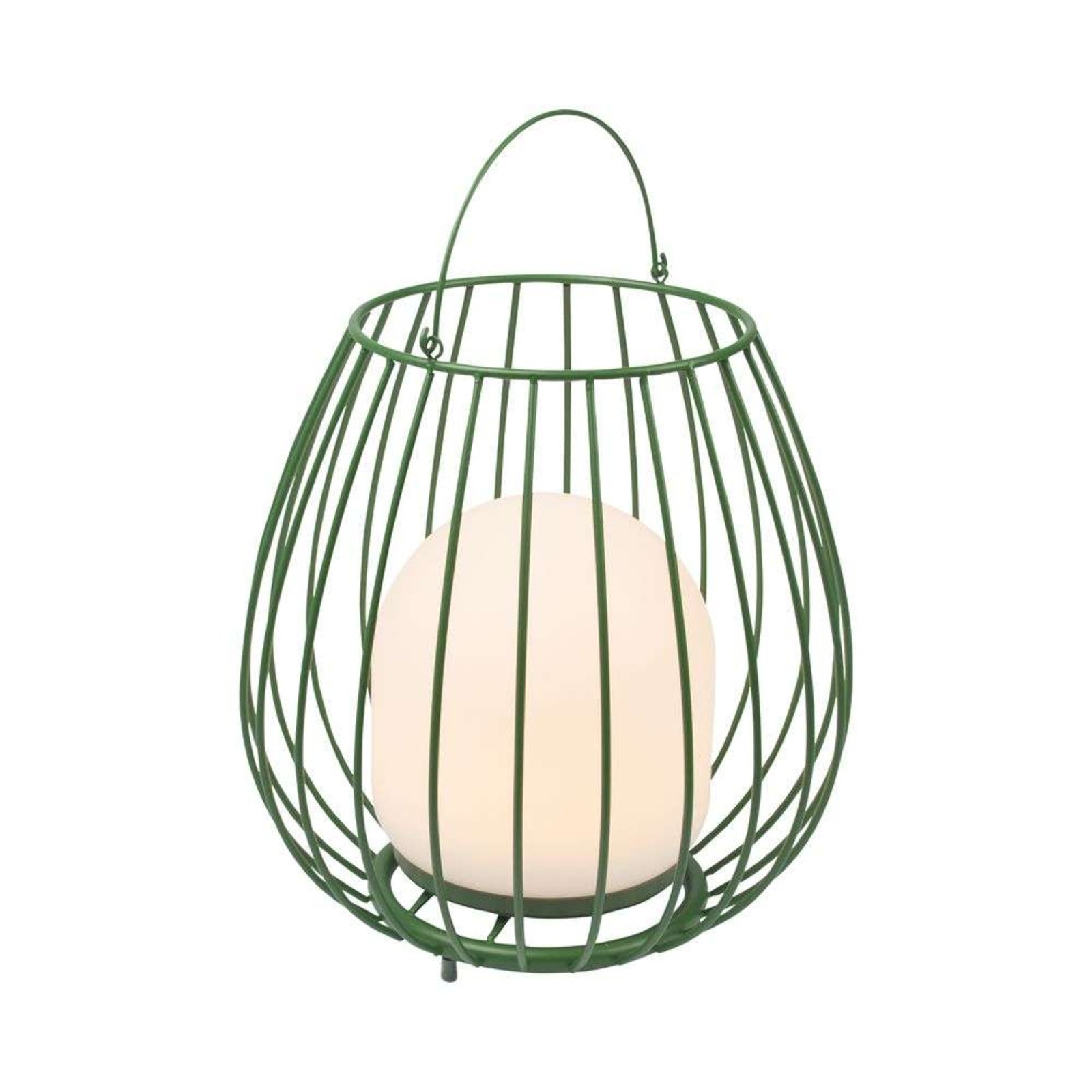 LED-Tischleuchte Jim To-Go, Außenbereich, grün