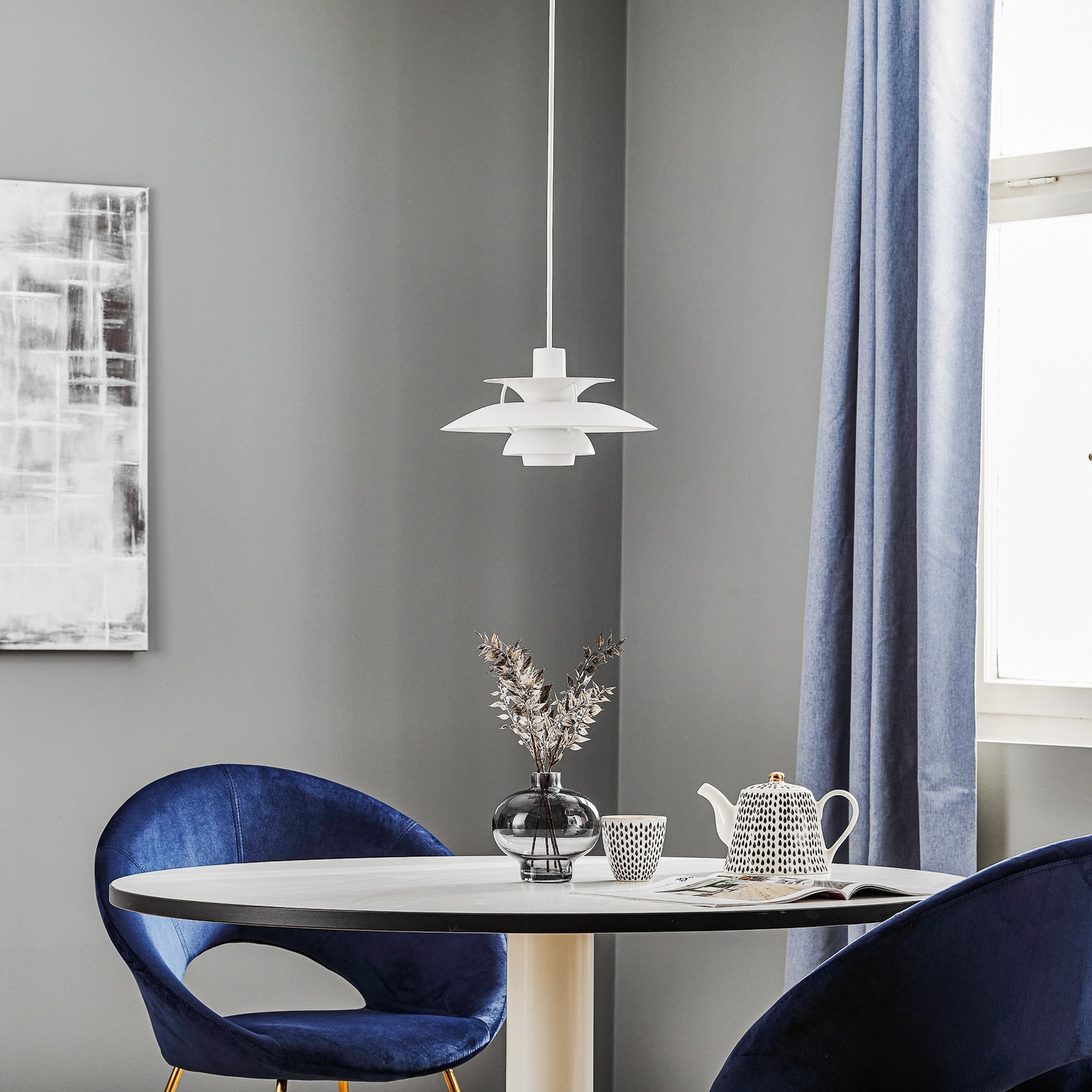 PH 5 Mini Pendelleuchte Monochrome White - Louis Poulsen