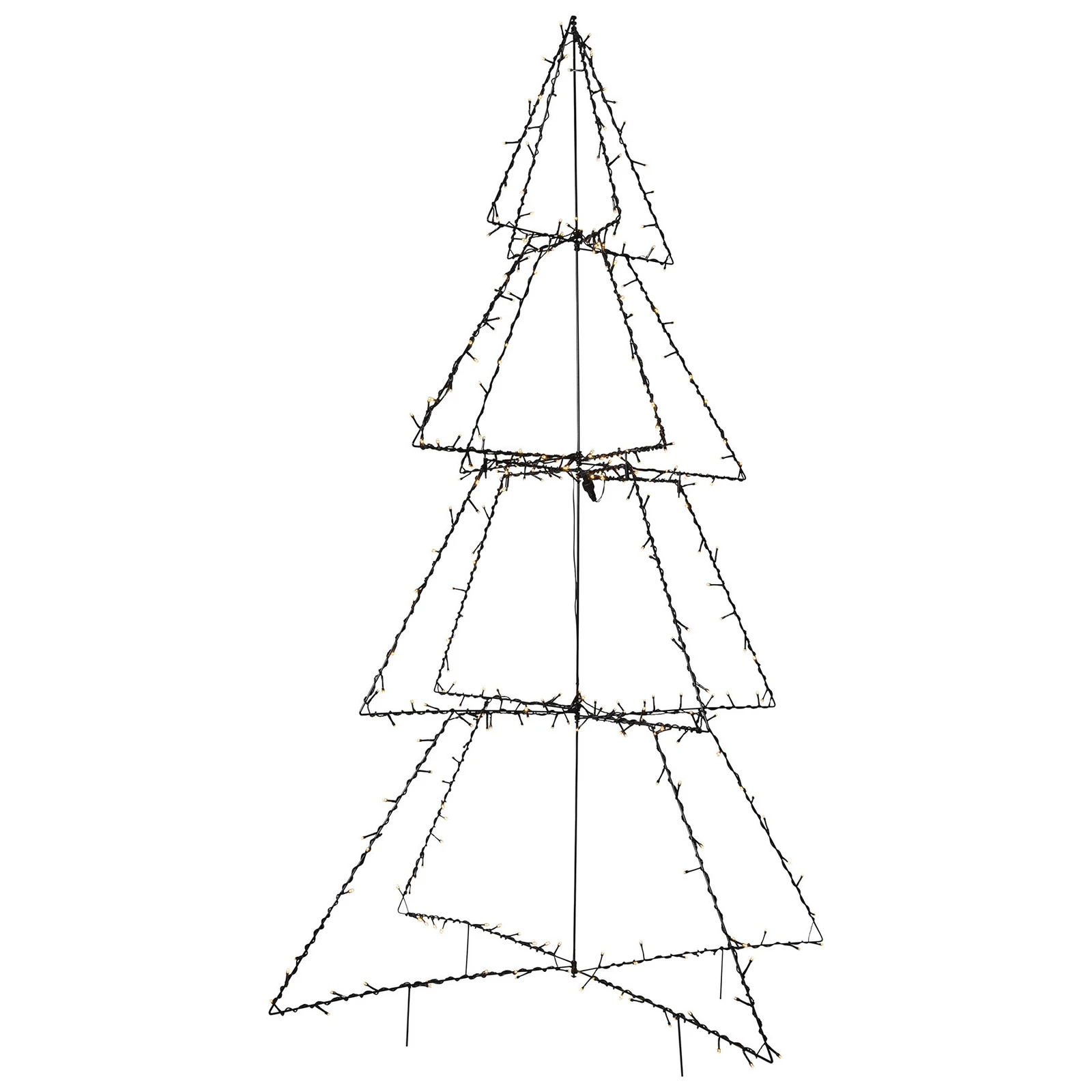 LED vonkajšia dekorácia Light Tree Foldy, výška 170 cm