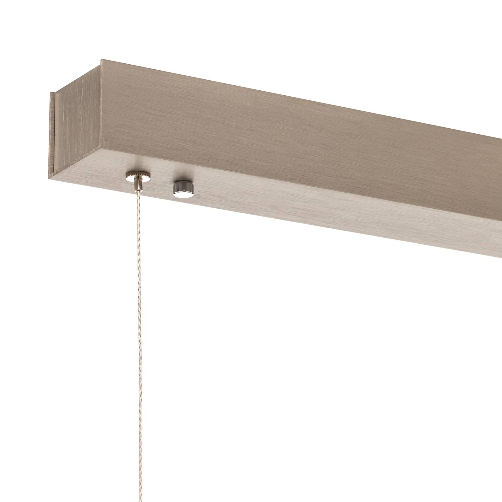 Quitani Zino żyrandol LED złoty łupkowy 114 cm