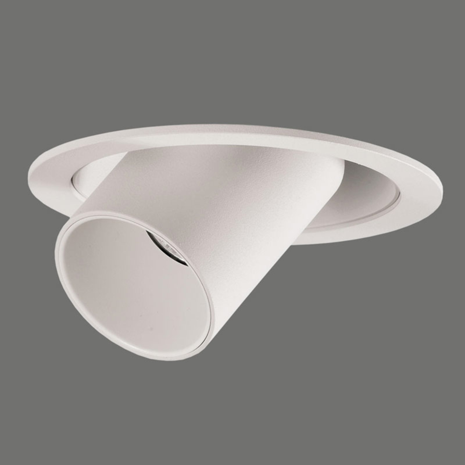 ACB ILUMINACIÓN Bardo - adjustable LED recessed light, white/white, for Bedroom, aluminium, 10 W, energy efficiency: A+, H: 6 cm