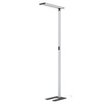 Prios Zyair Lampadaire de bureau LED, argent 59,7 cm