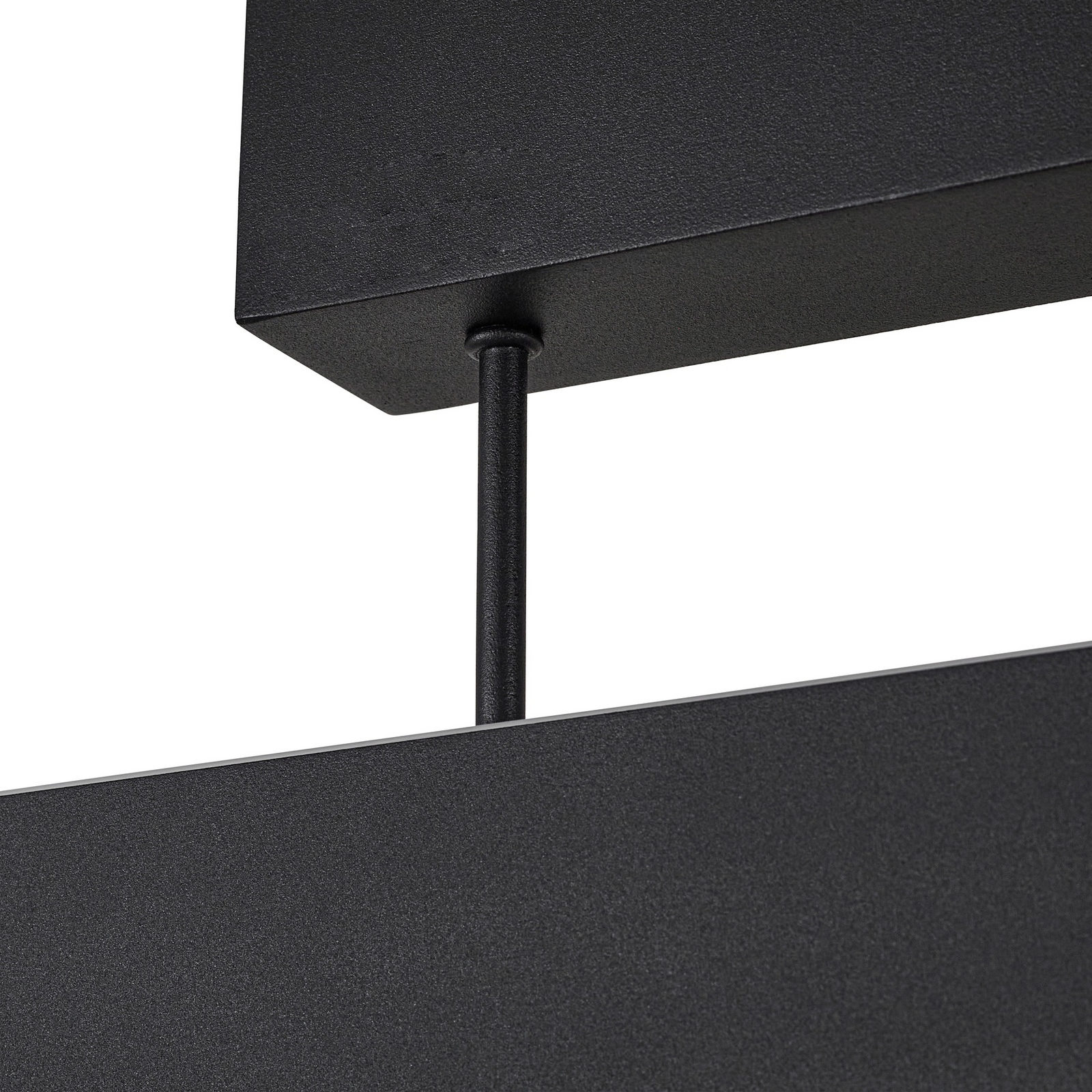 Lucande Candeeiro de teto LED inteligente Mylosh, preto, CCT, Tuya