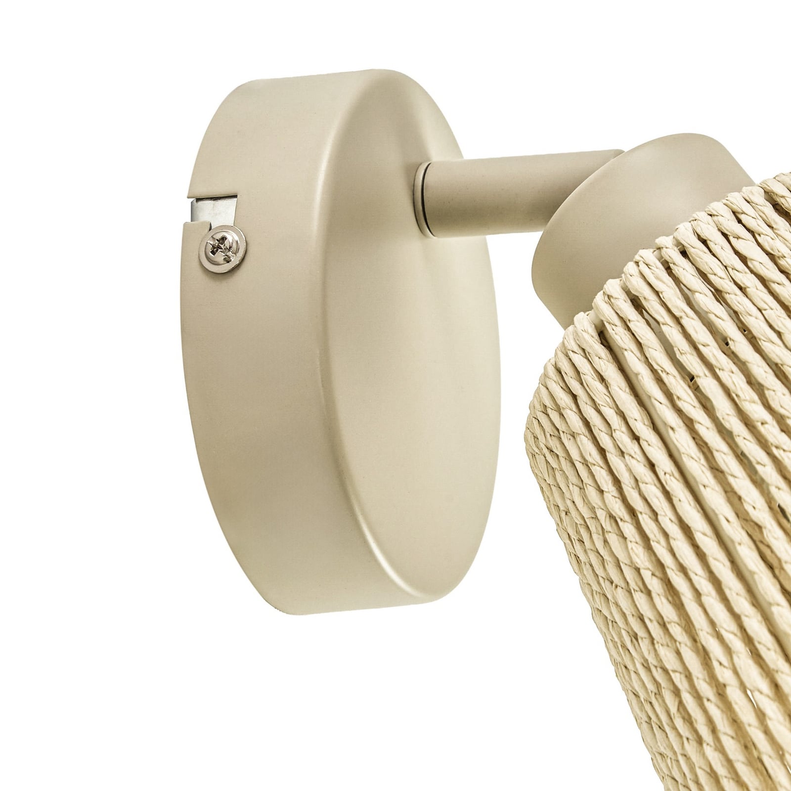 Anuva Wandspot, beige, Papier, 1-flammig, E14 - Lindby Anuva Wandspot, beige, Papier, 1-flammig, E14 - Lindby