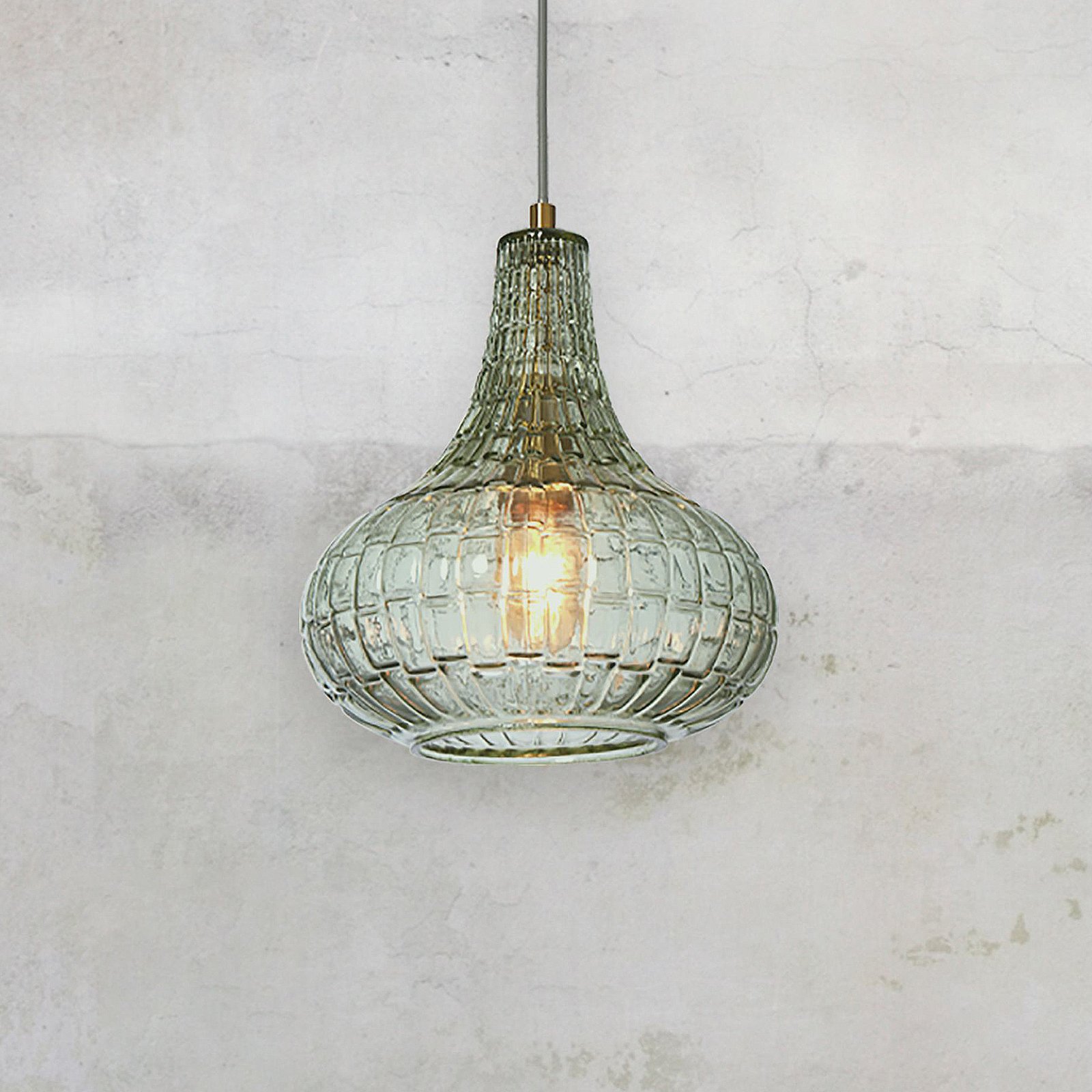 It's about RoMi Venice pendant light, green, drop, glass