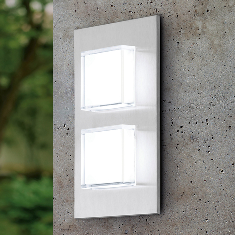 Tvålågig LED-utomhusvägglampa Pias