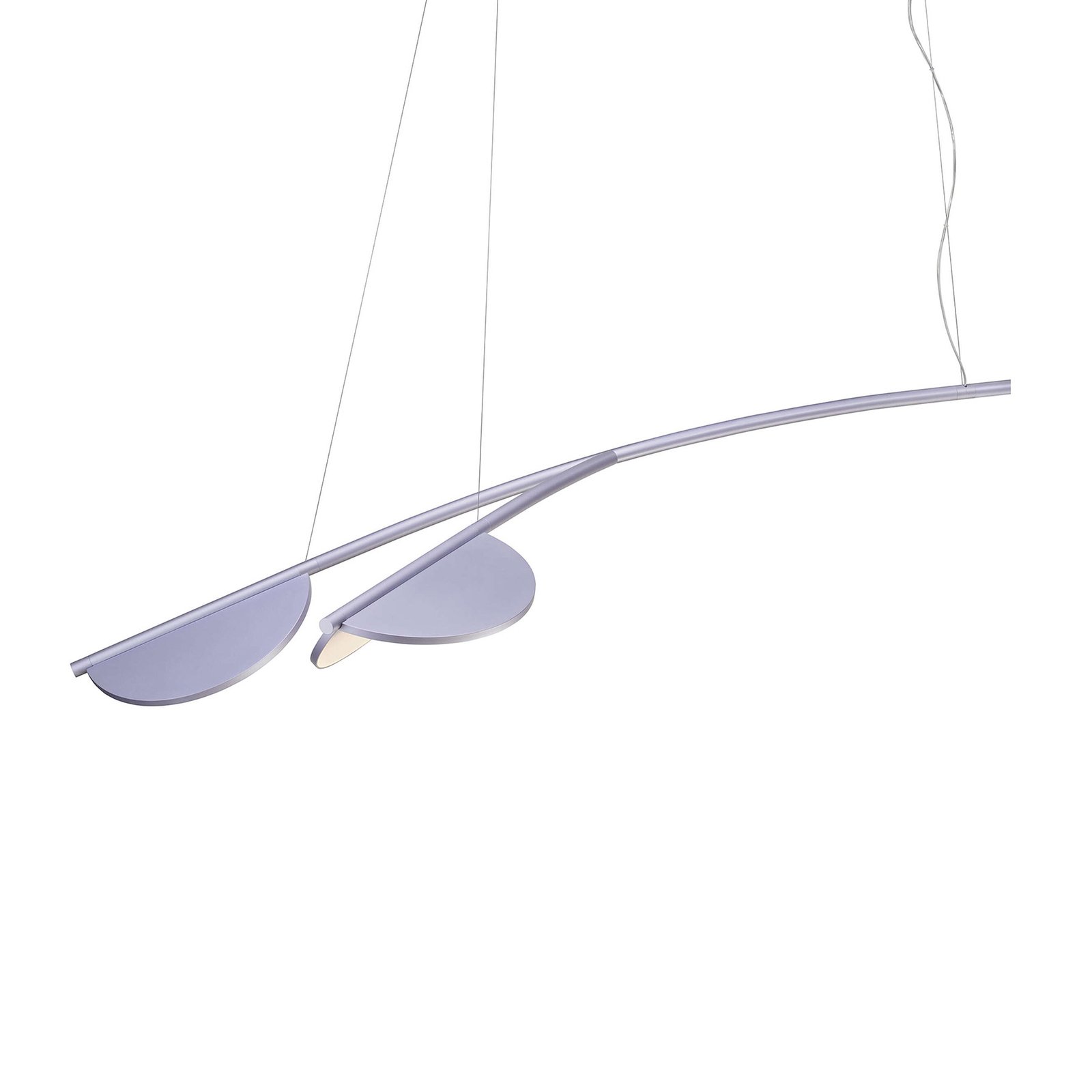FLOS Almendra Organic LED hanging light, two-bulb