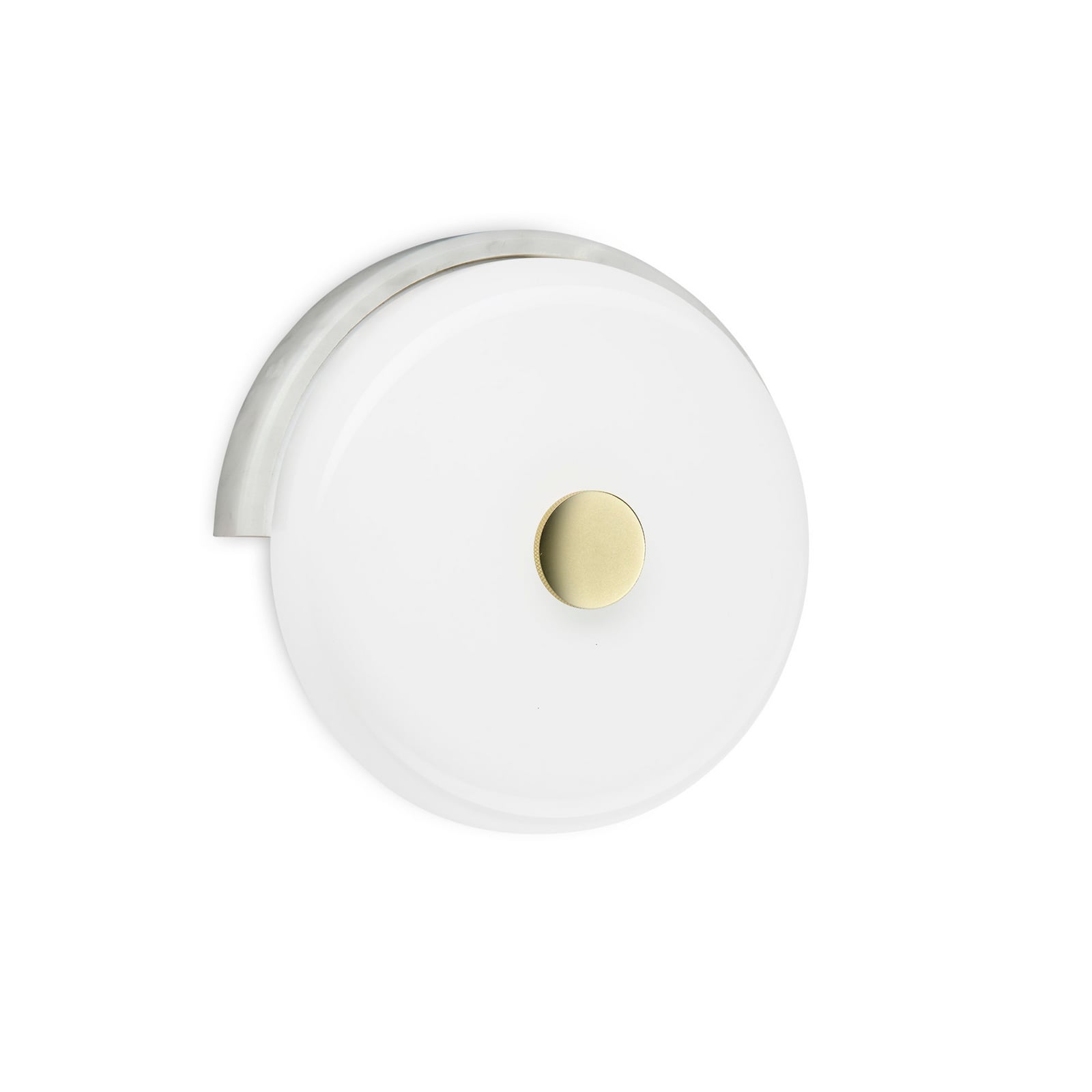 Trip LED zidna svjetiljka, bijelo mramorno/bijela - Design By Us