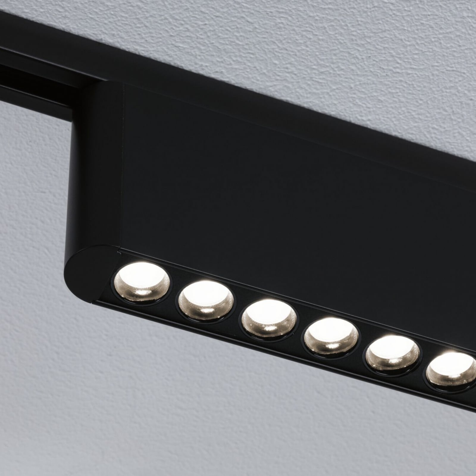 Paulmann URail LED-železniška svetilka Zelos, črna, 4.000 K, 37 cm
