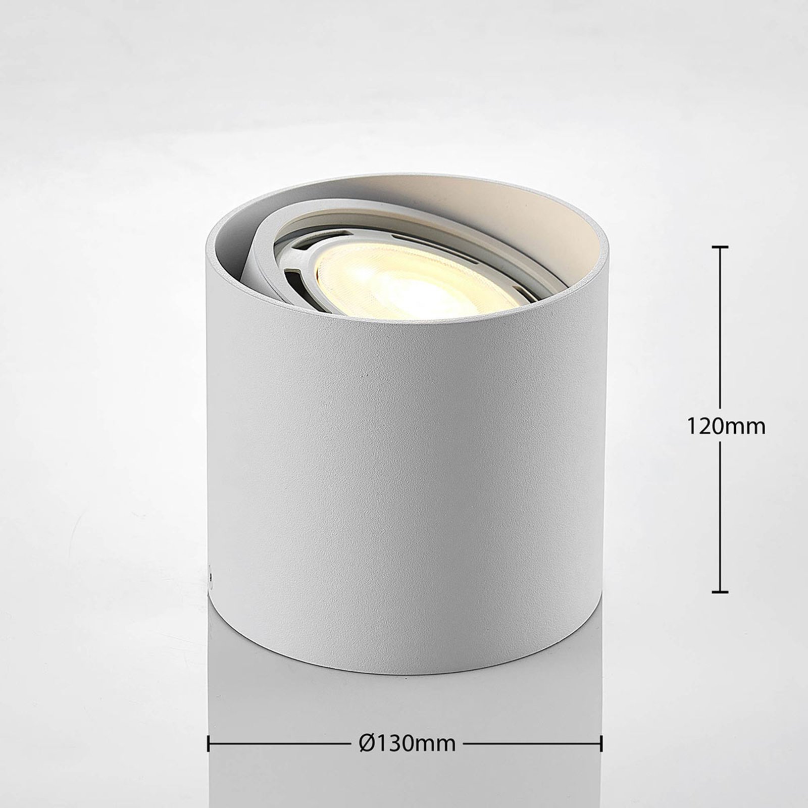 Mabel taklampa Round Vit - Arcchio
