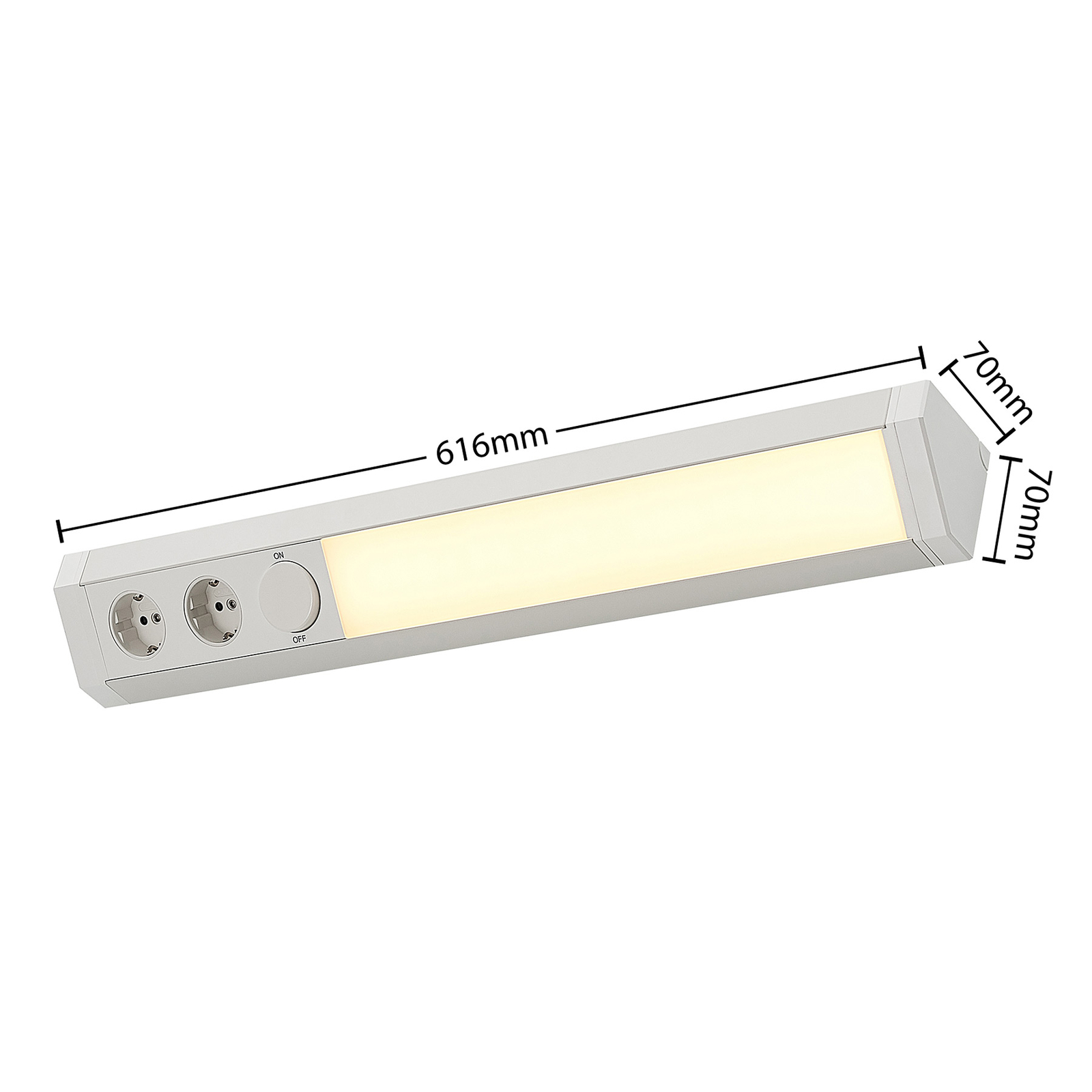 Arcchio Ovano podhľadové LED svietidlo, biela