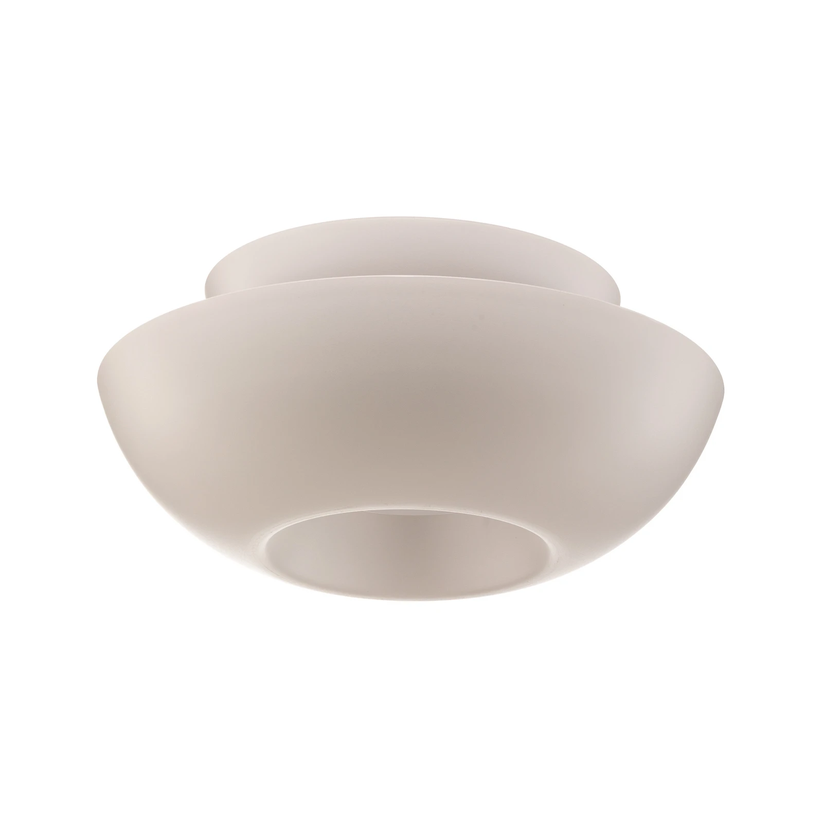 Lucande plafonnier Kellina, Ø 48 cm, blanc, métal