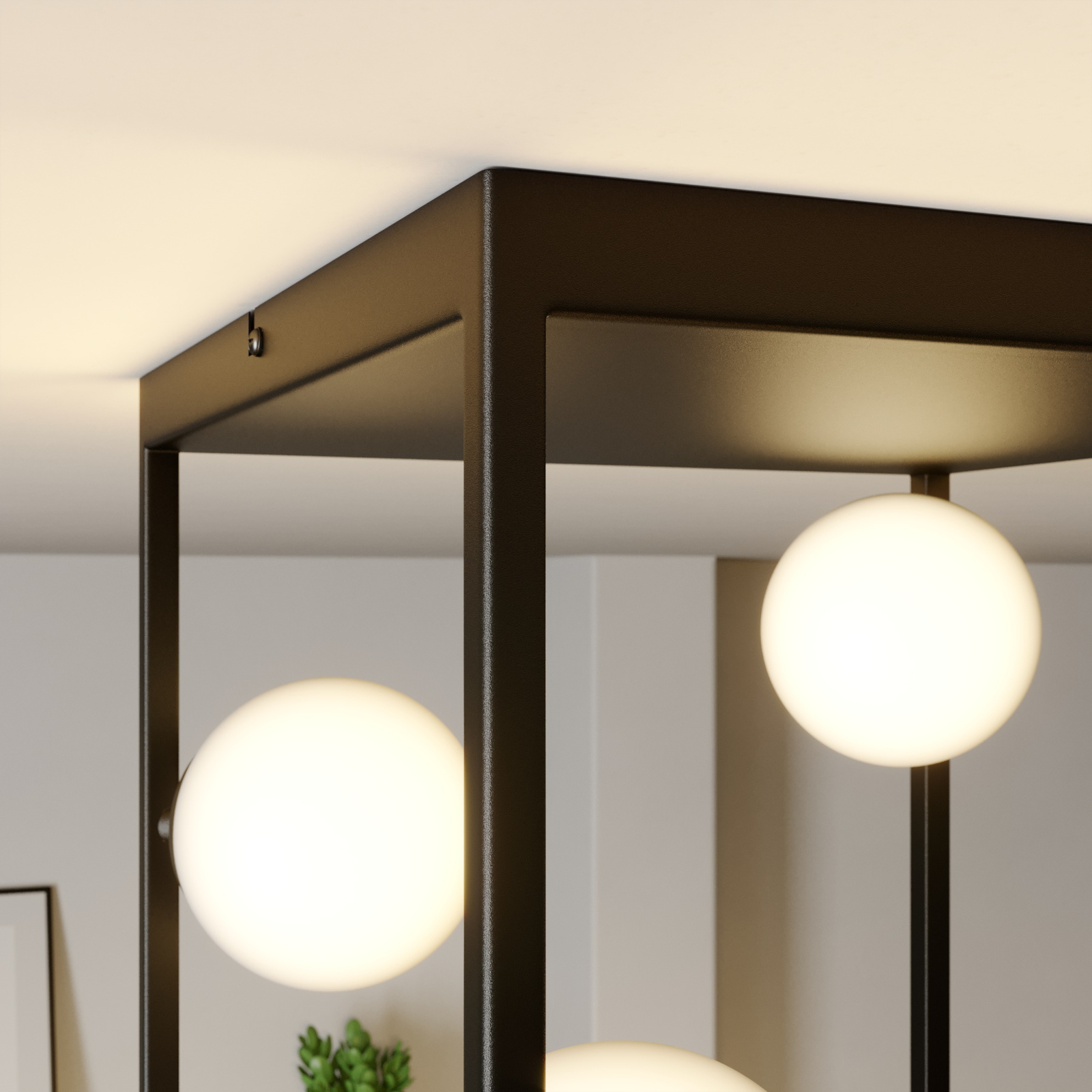 Lindby Utopia LED-taklampe, fire lyskilder