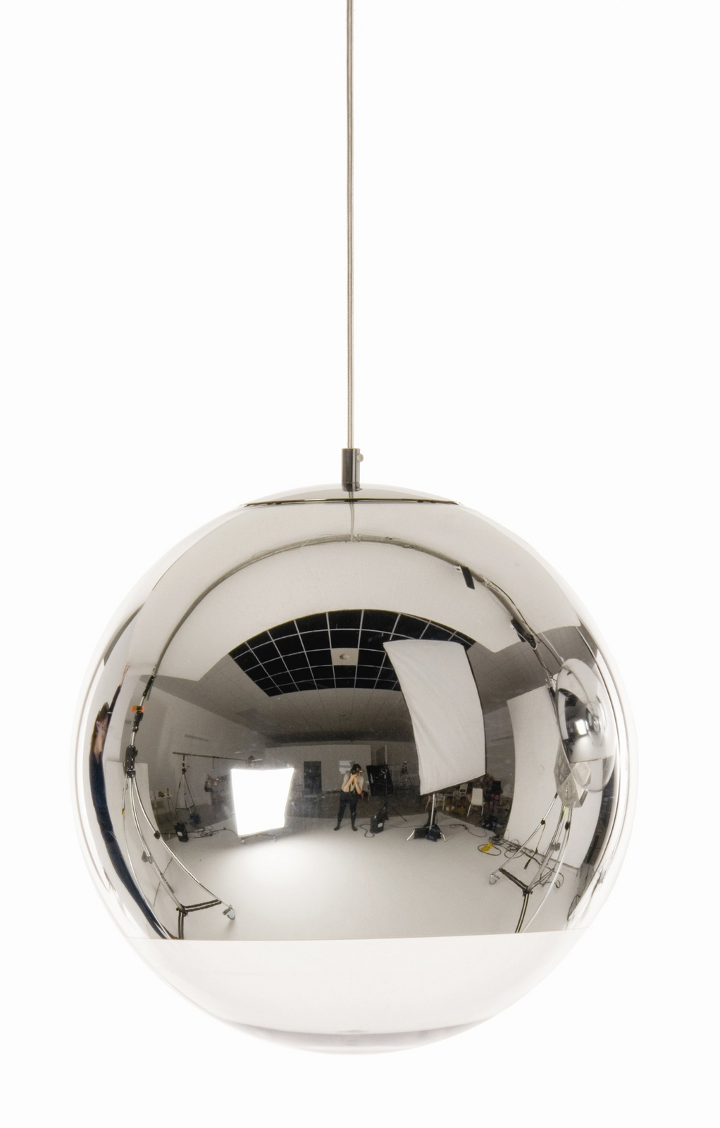 Mirror Ball 50 LED Lampa Wisząca w Kolorze Chromu - Tom Dixon
