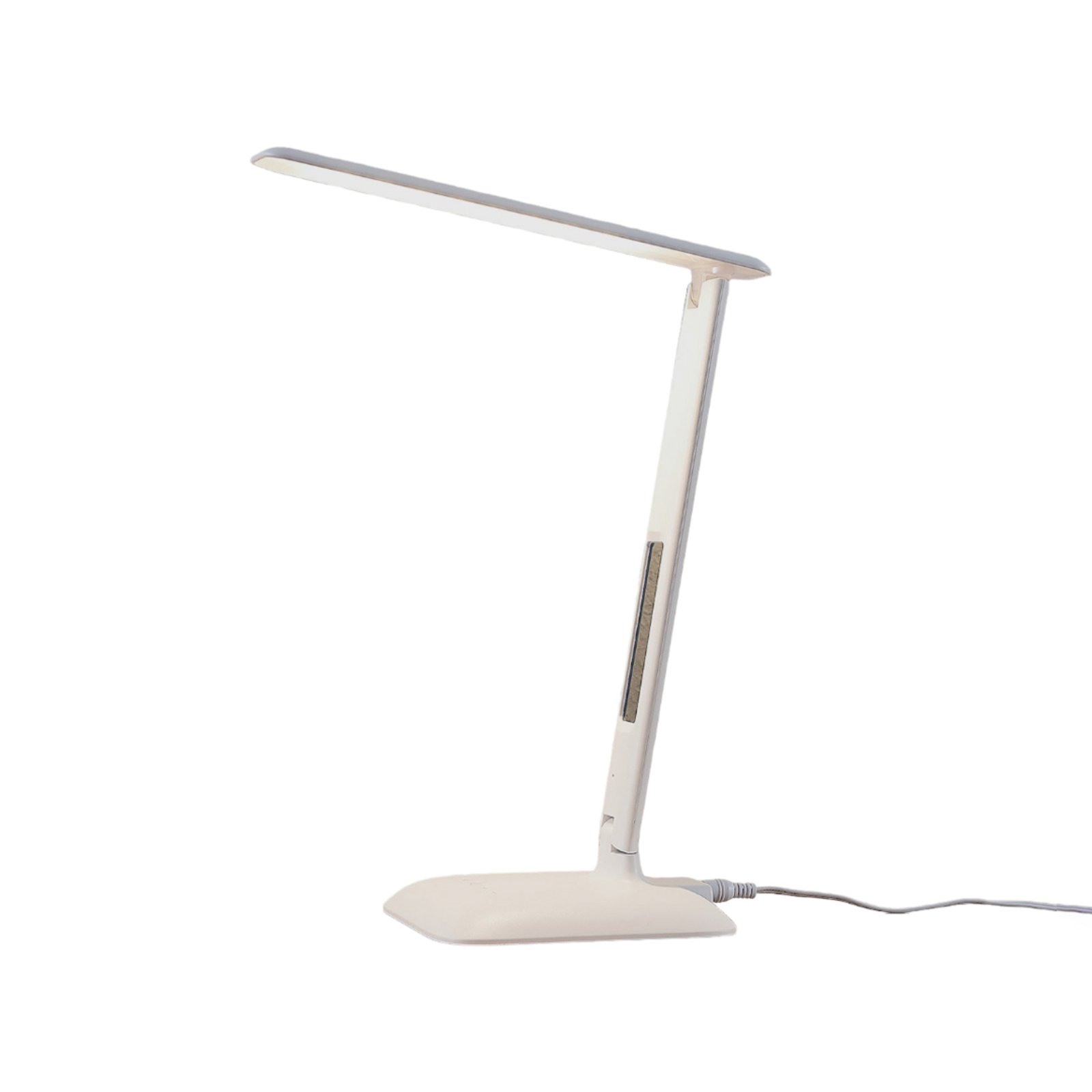 Lindby Ludmilla lámpara de mesa LED display blanco