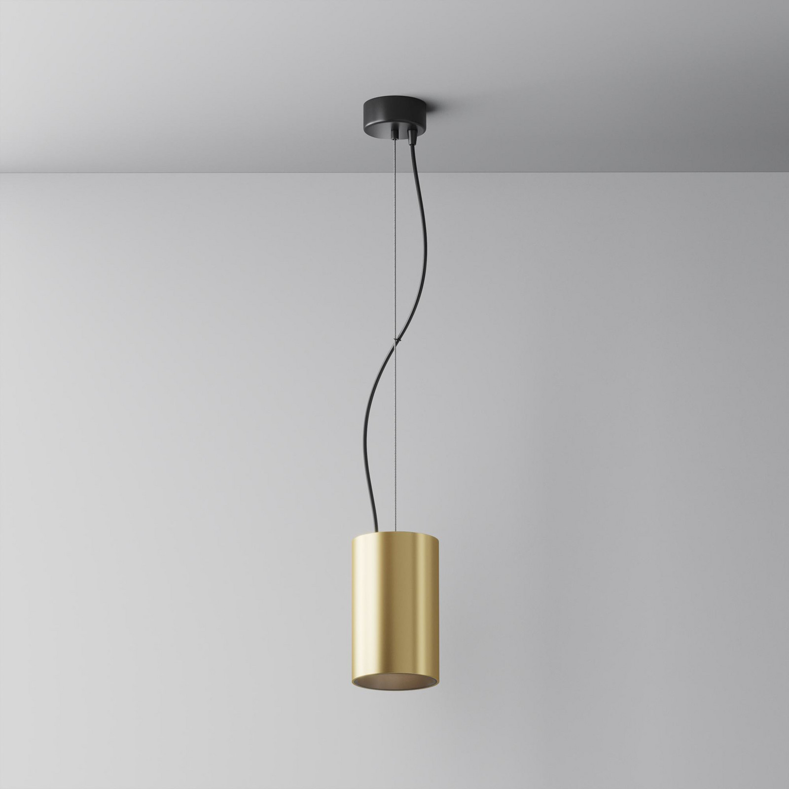 Maytoni lampă suspendată LED Efir aur mat Ø 95 cm 25 W 38° - Camera de zi / sufragerie - modern - auriu mat negru - Aluminiu