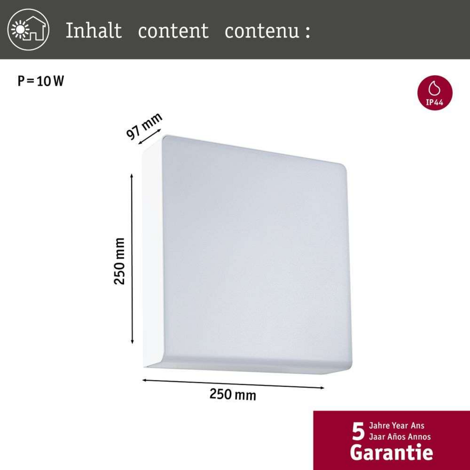 Azalena Applique da Esterno Zigbee SWR Bianco - Paulmann