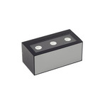 Selim LED En el exterior Aplique de Pared L15,3 Negro - Lucande