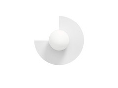 Candy Big Circle 270 S Wandleuchte Cottoncandy White - Swedish Ninja