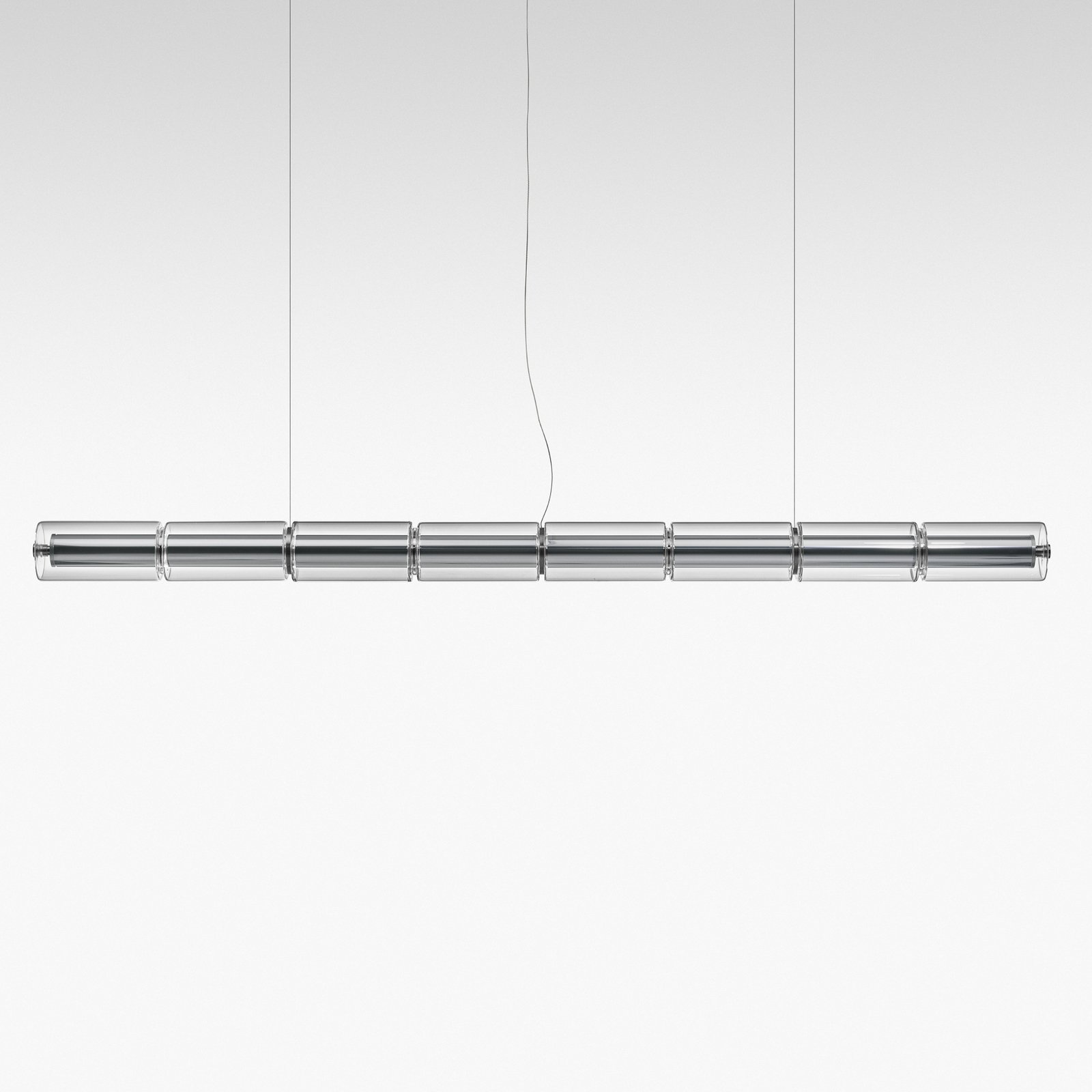 FLOS LED-Hängeleuchte LUCE CILINDRICA S1, Glas