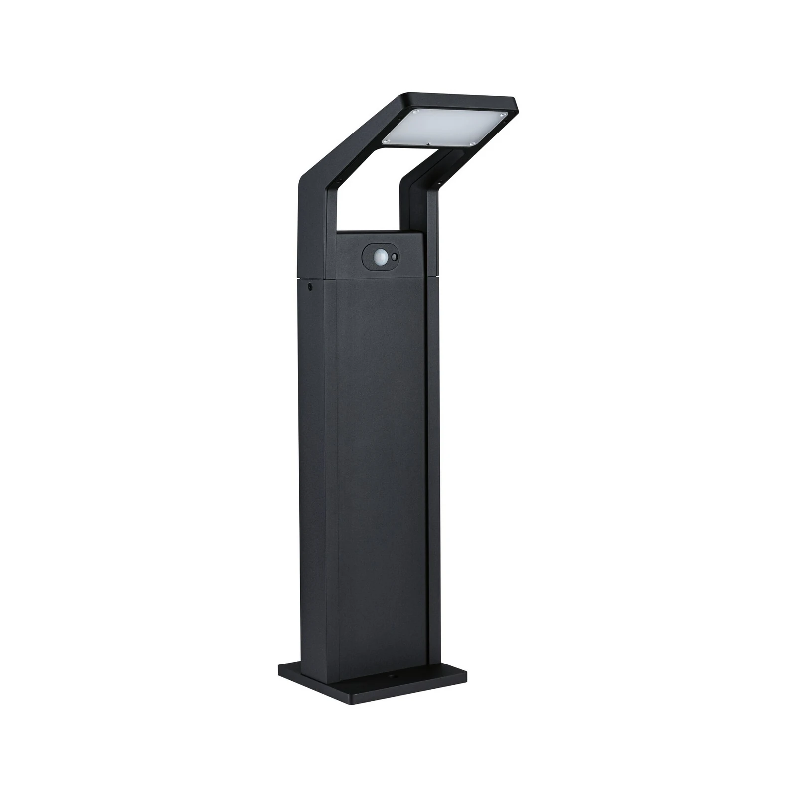 Paulmann Juntea LED-lampa för gångväg, aluminium, antracit, sensor