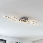 Lindby LED φωτιστικό οροφής Safia, 99cm, τριών λαμπτήρων, αλουμίνιο