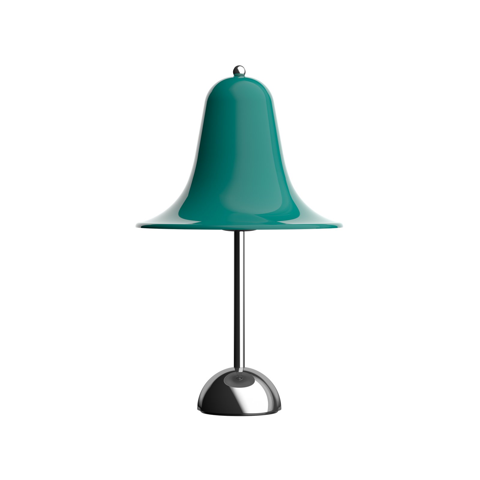 Lampa stołowa VERPAN Pantop, ciemnoniebiesko-zielona, wysokość 23 cm
