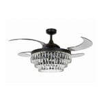Fanaway Veil Deckenventilator mit Licht schwarz leise Beacon