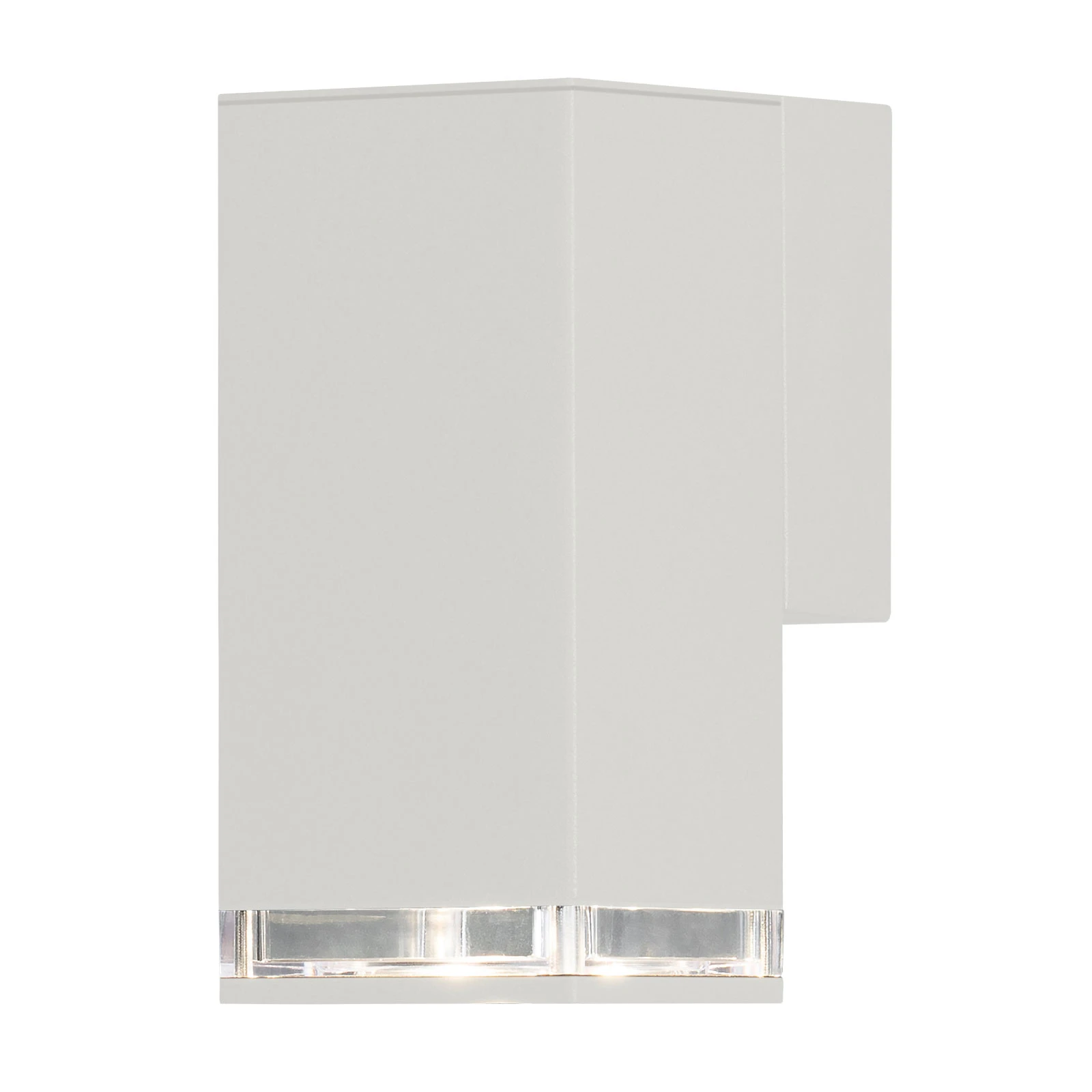 Applique d’extérieur Pollux down 16,5 cm, blanche