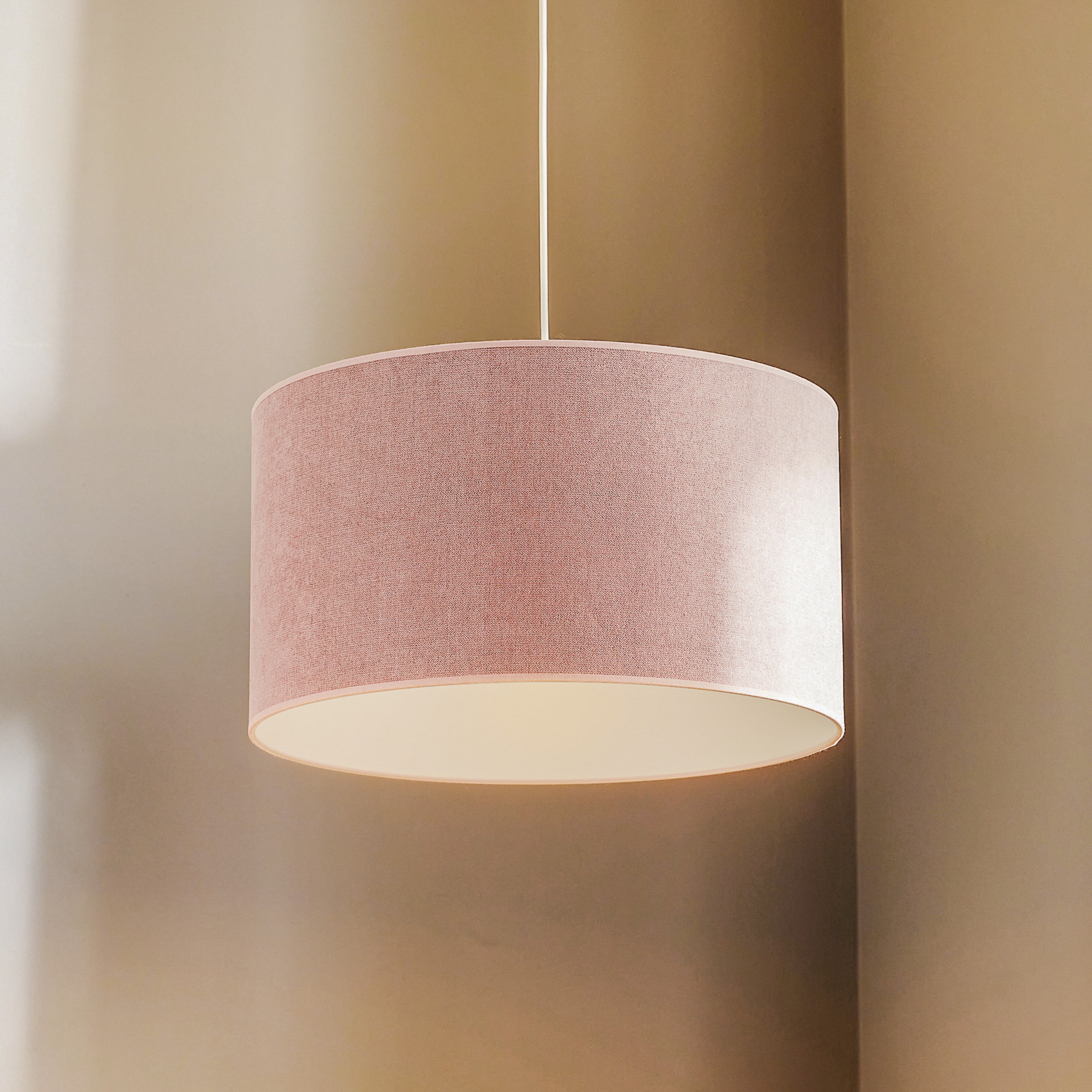 Lámpara colgante Pastel Roller rosa