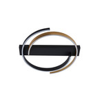 Natsuma LED Ceiling Lamp Black/Gold - Lucande