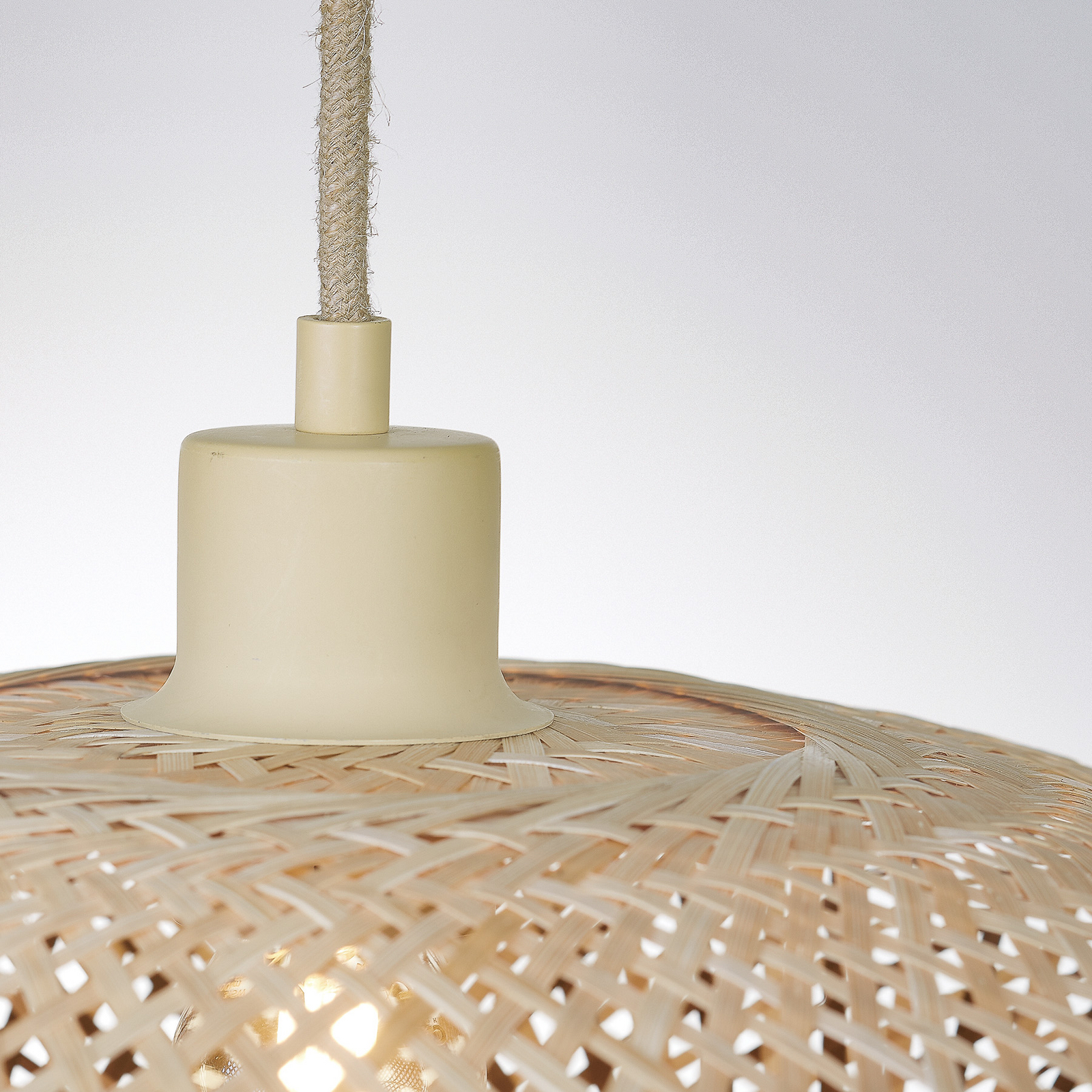 GOOD & MOJO suspension Madura, Ø 60 cm, naturel/marron, bambou