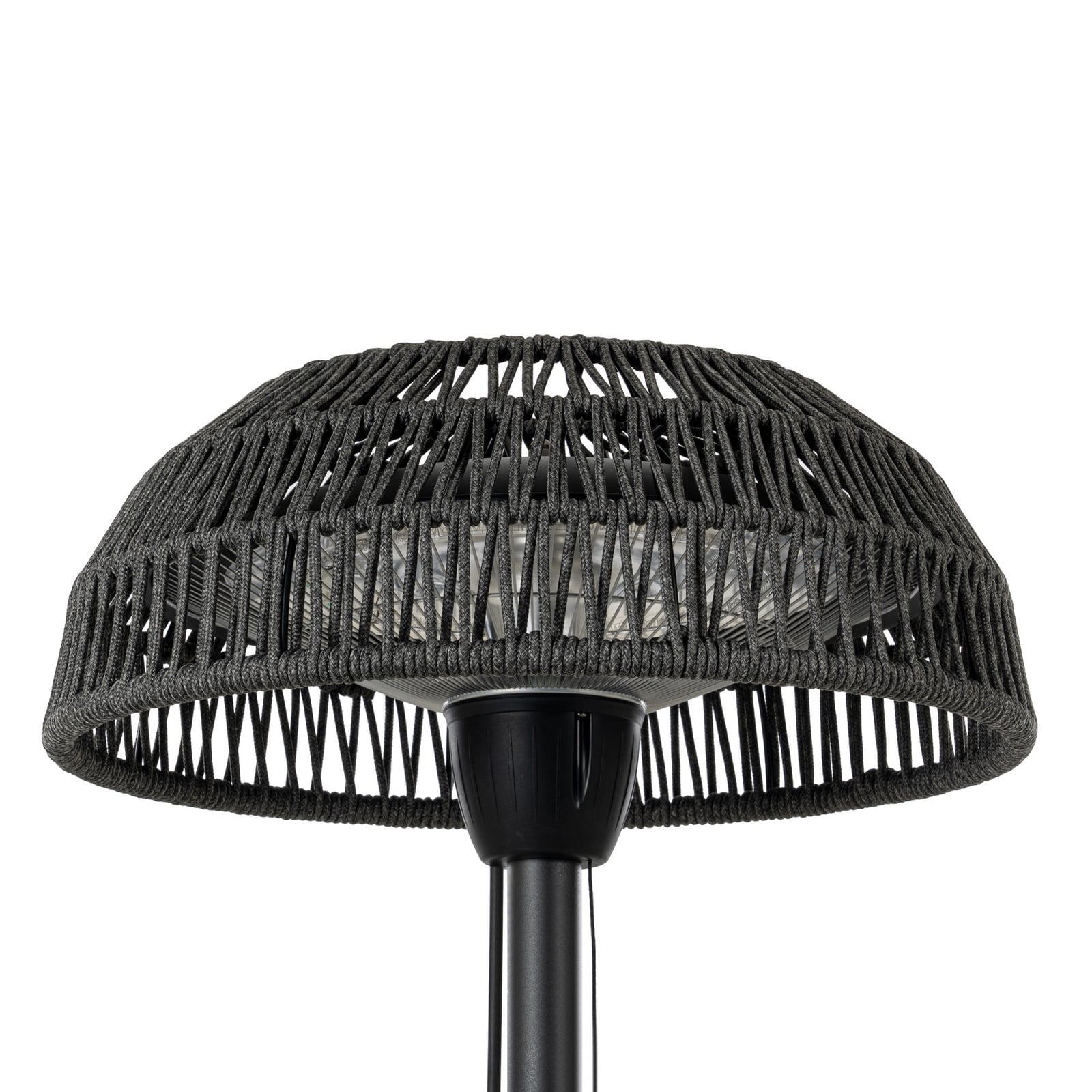 Radiateur rayonnant de table Calenza, noir, hauteur 70 cm, 1 500 W, aluminium - Radiateur rayonnant de table Calenza, noir, hauteur 70 cm, 1 500 W, aluminium -