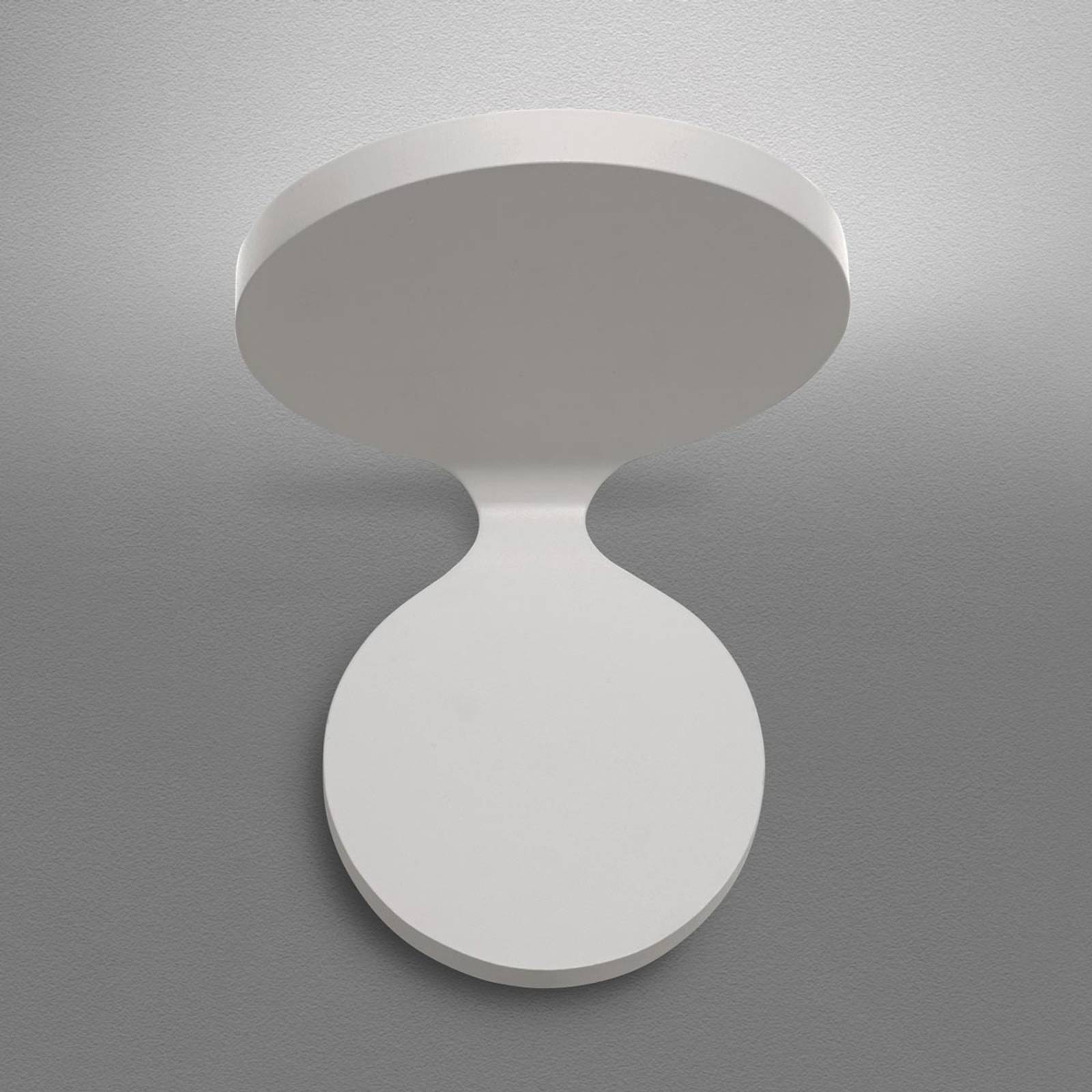 Designer LED wall light Rea 17 in white