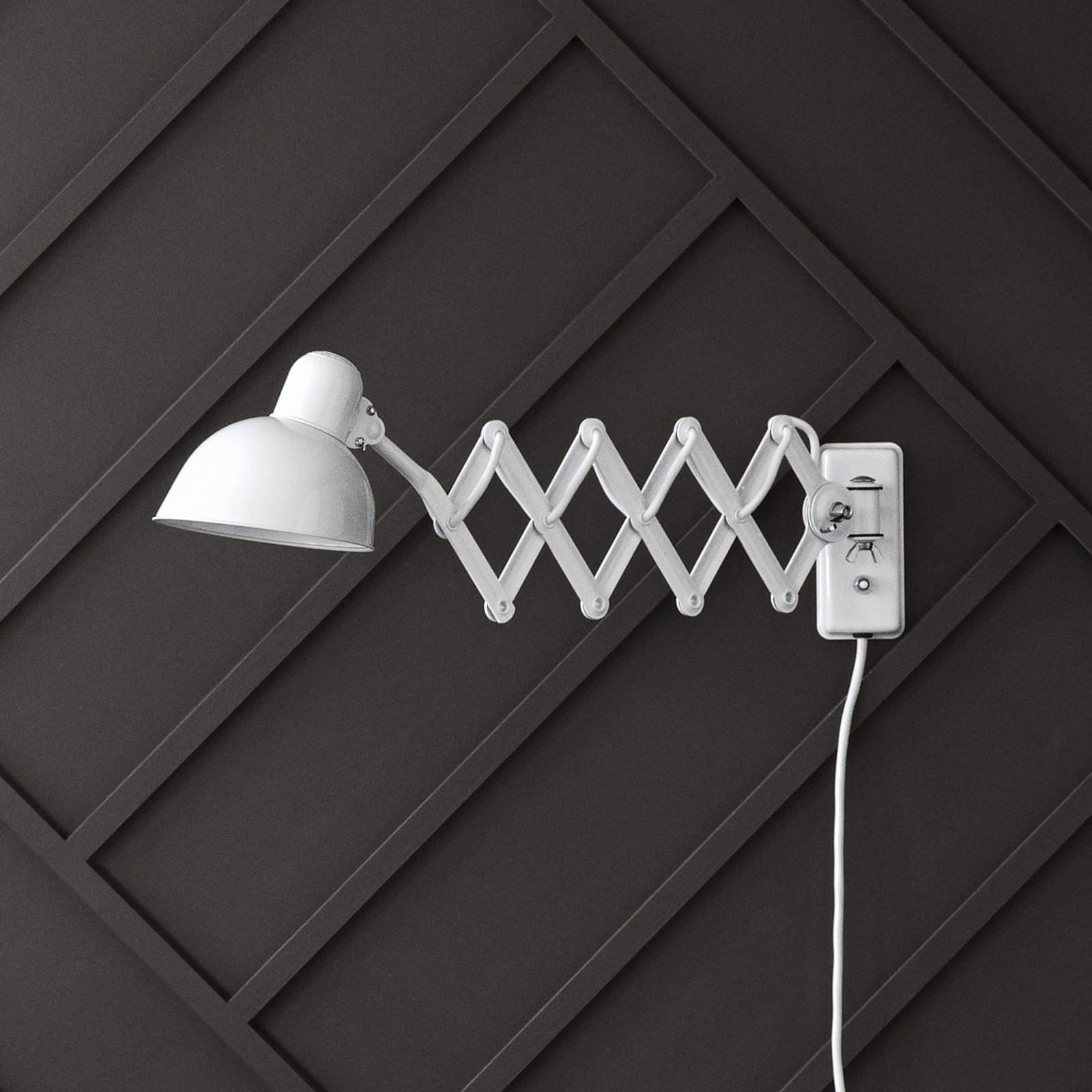 KAISER idell™ 6718-W Vägg-/Saxlampa Vit - Fritz Hansen