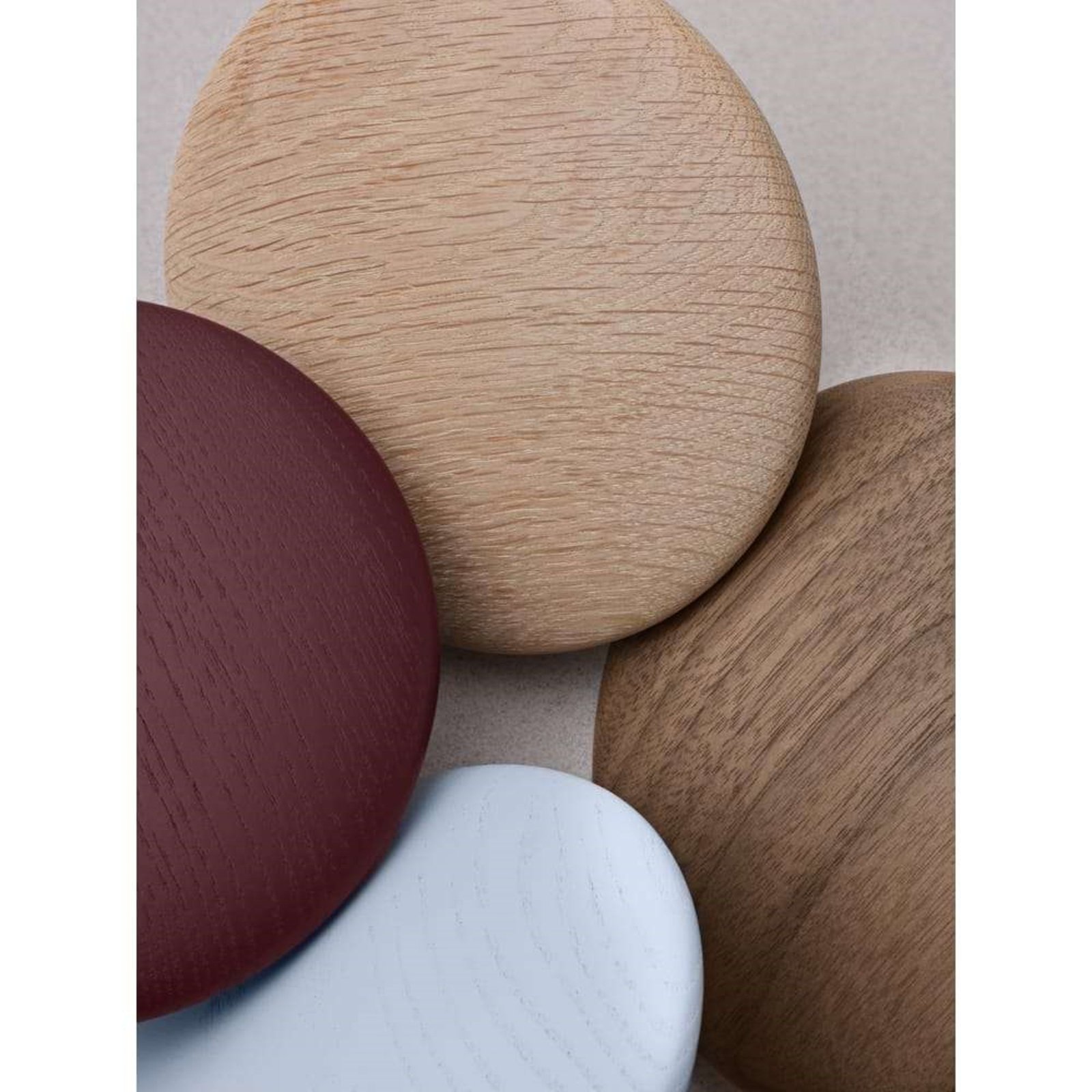 Dots Wood Set Of 5 Oak - Muuto