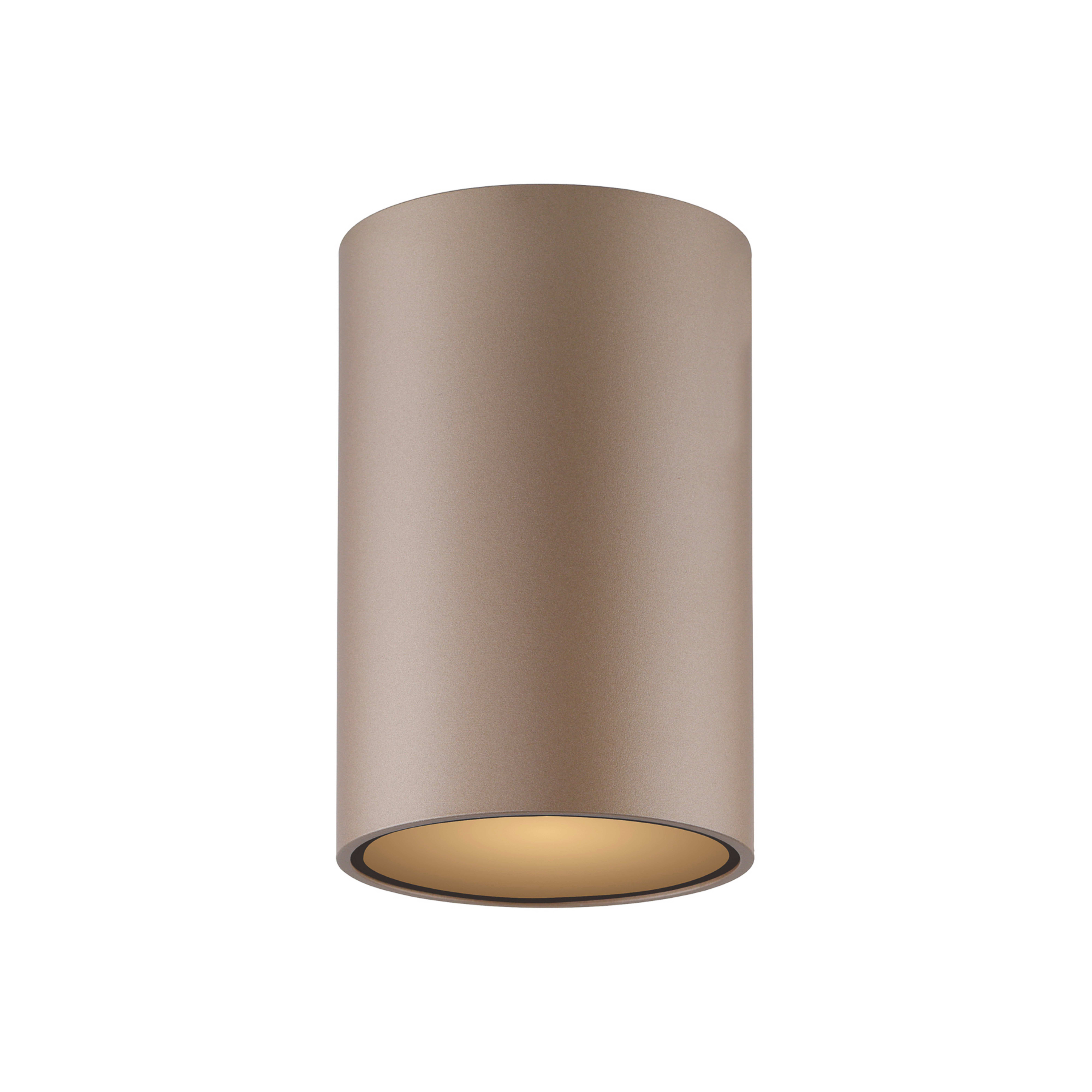 Point LED badkamer plafondlamp, bronskleurig, Ø 6 cm, IP44 - PURE