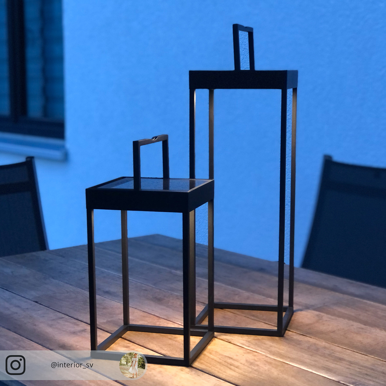 Lucande Lynzy LED-Solarleuchte, schwarz, 38,3 cm