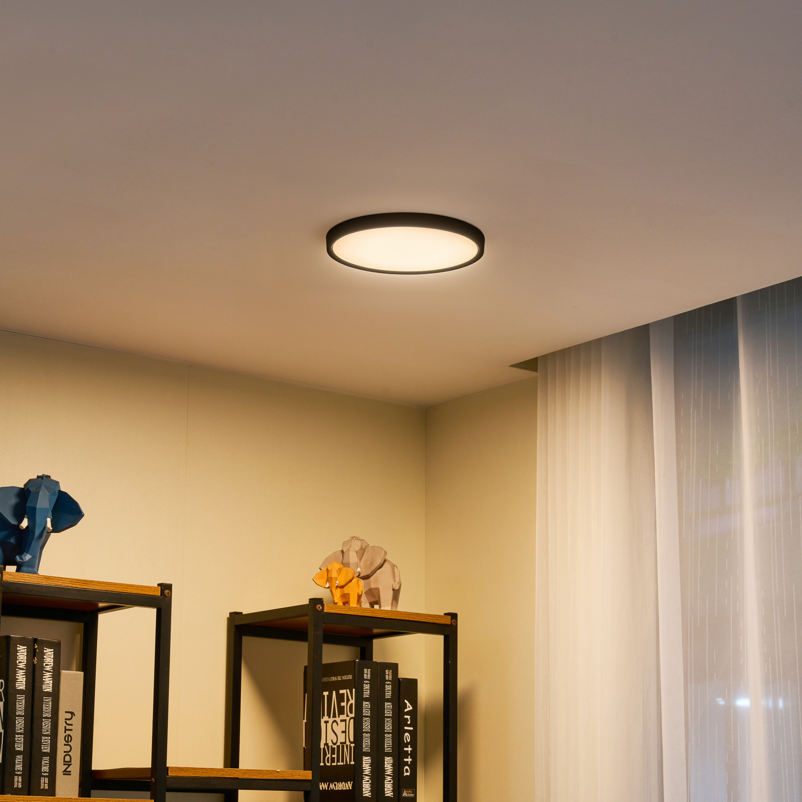 Lindby Pravin LED-taklampe Ø 23 cm Smart Tuya