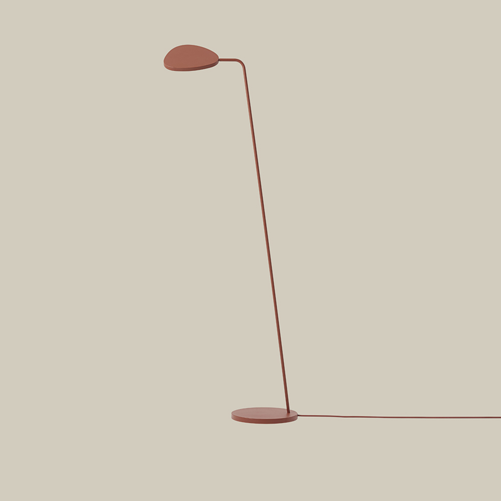 Leaf Golvlampa Copper Brown - Muuto