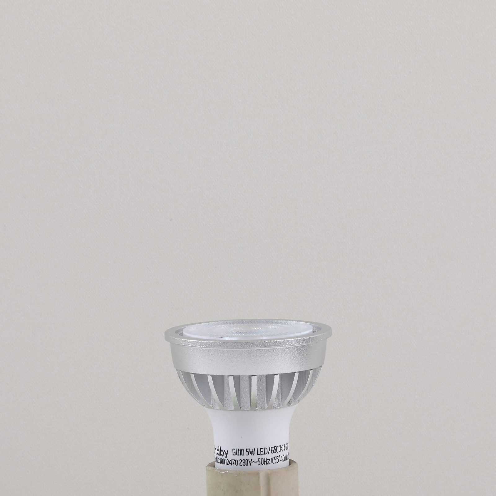 Lindby LED-reflektor, GU10, 5 W, opaal, 6500 K, 55°