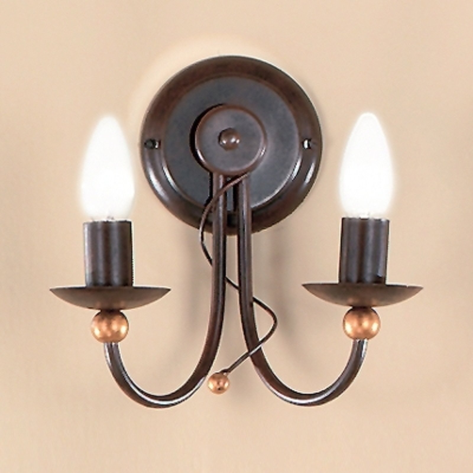 Garda Wall Light Country House Style Two Bulbs
