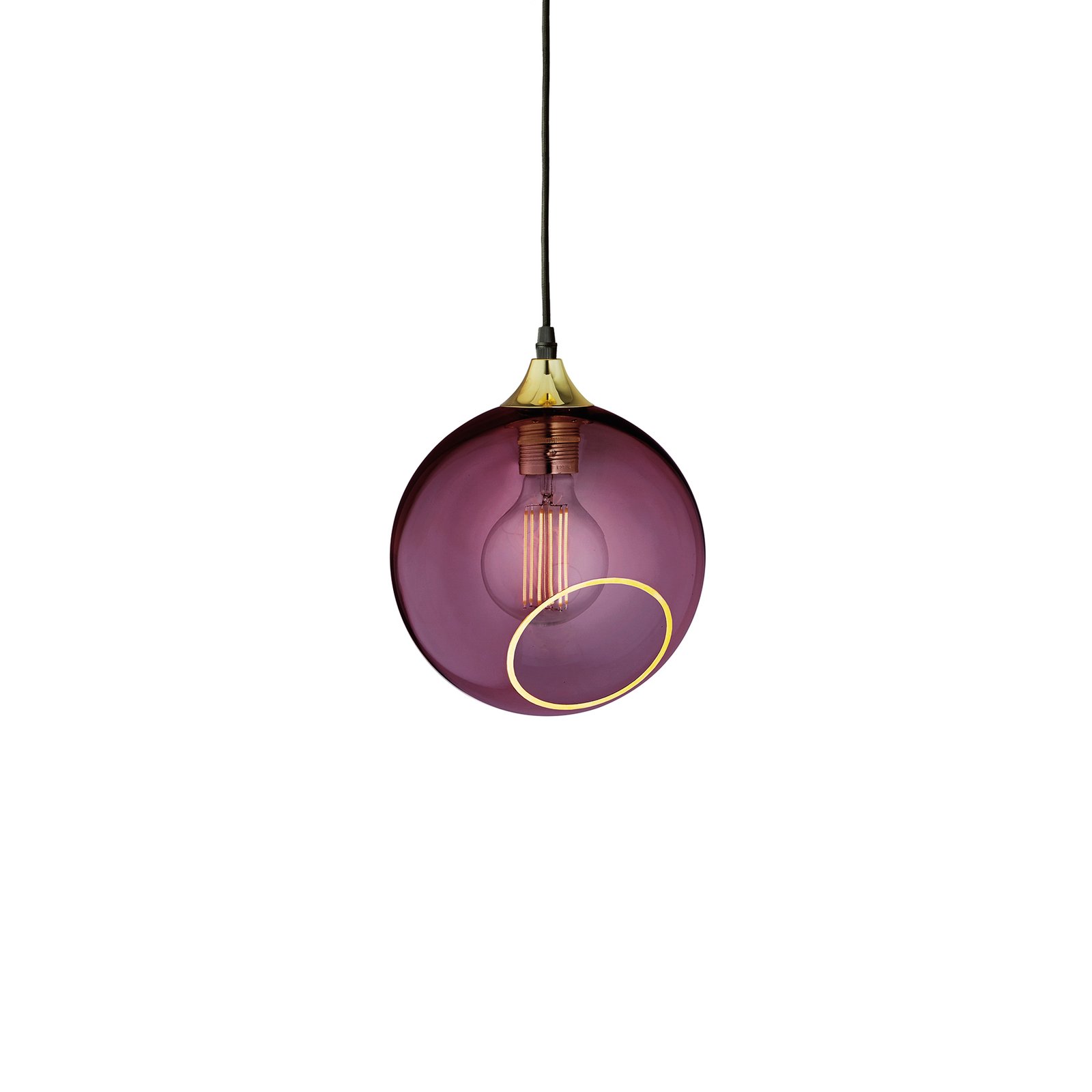 Ballroom Függőlámpa Purple Rain with Gold Foglalat - Design By Us