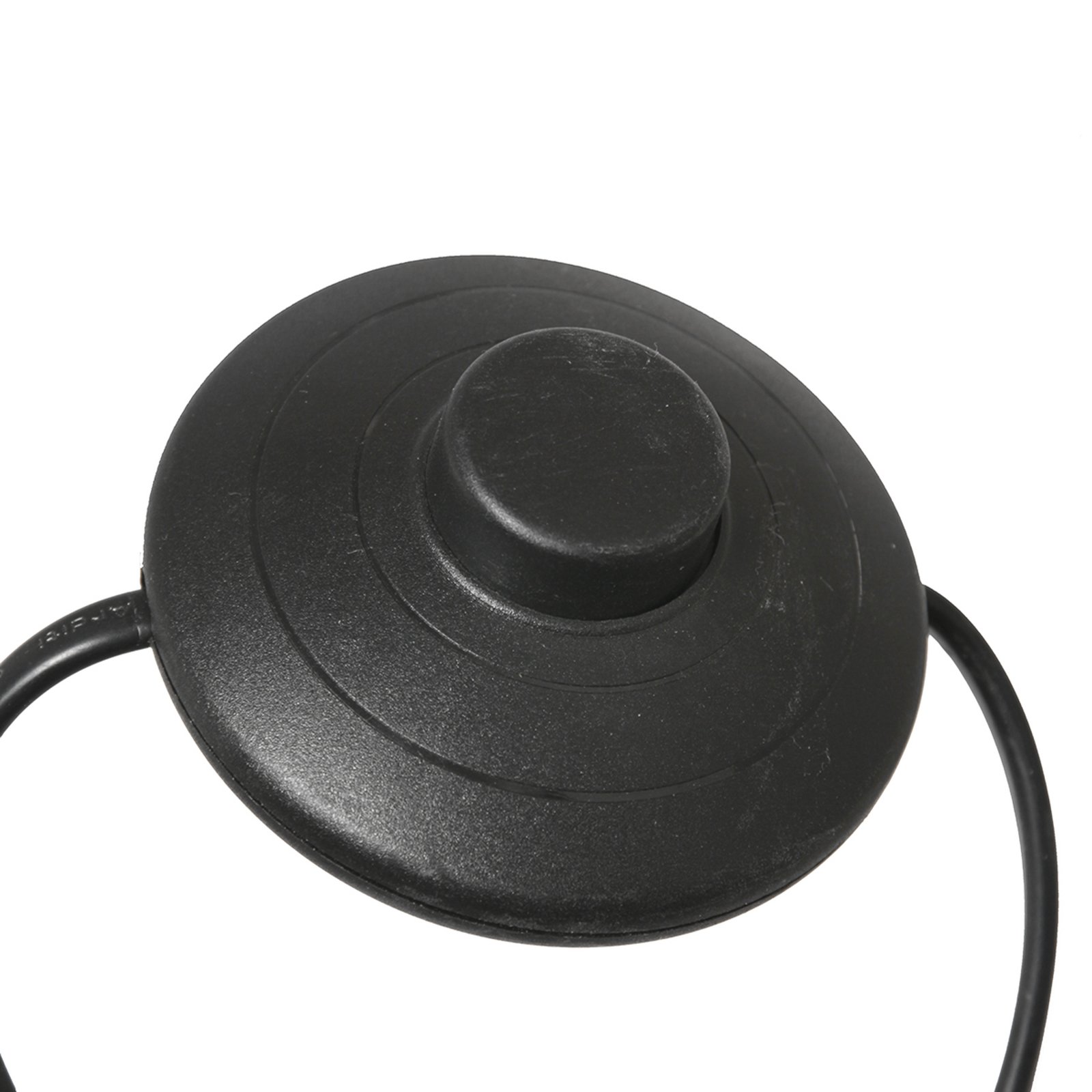 Boogstaande vloerlamp Sparkled Light, zwart/bruin, 240 cm, kurk