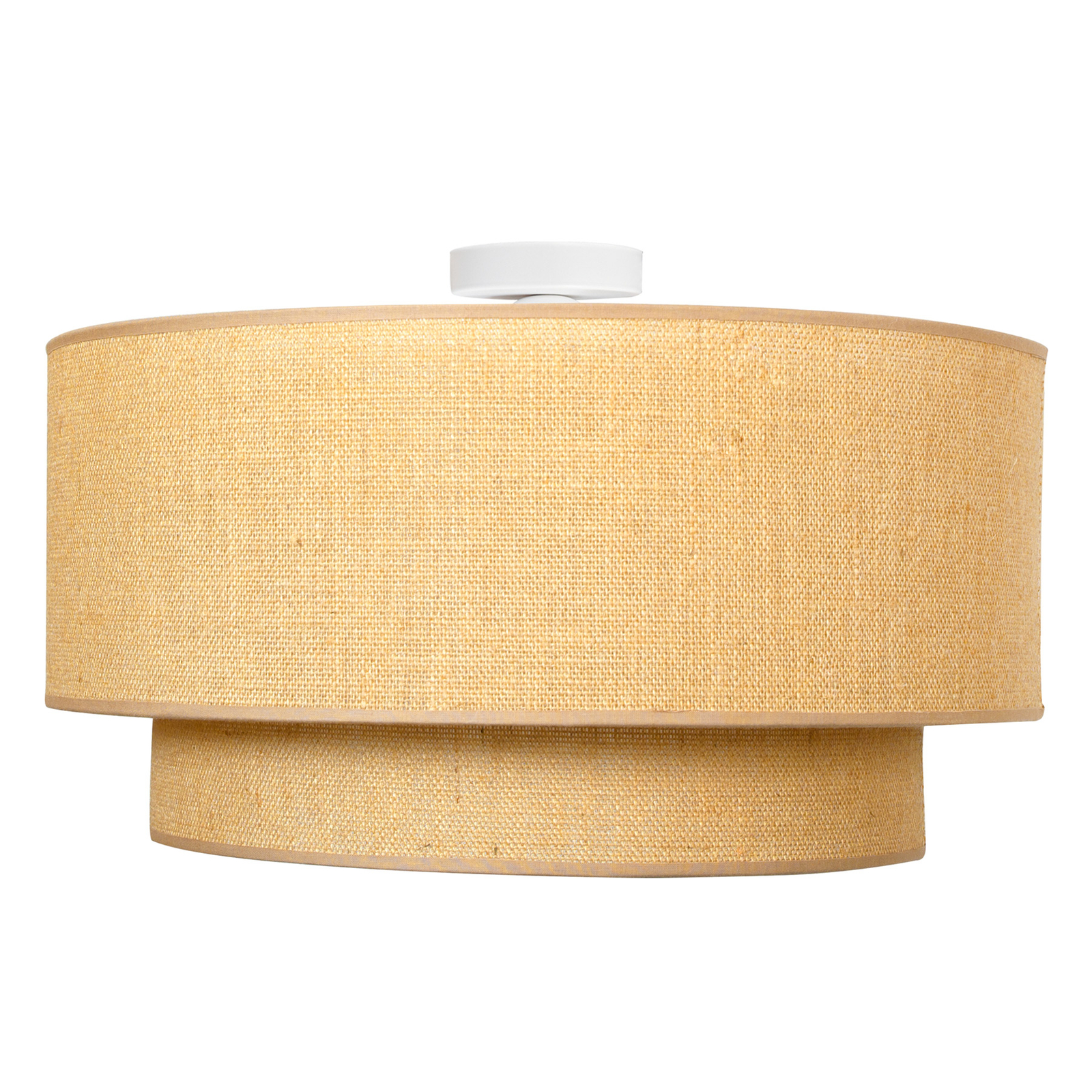 Euluna Boho jute ceiling light, natural brown