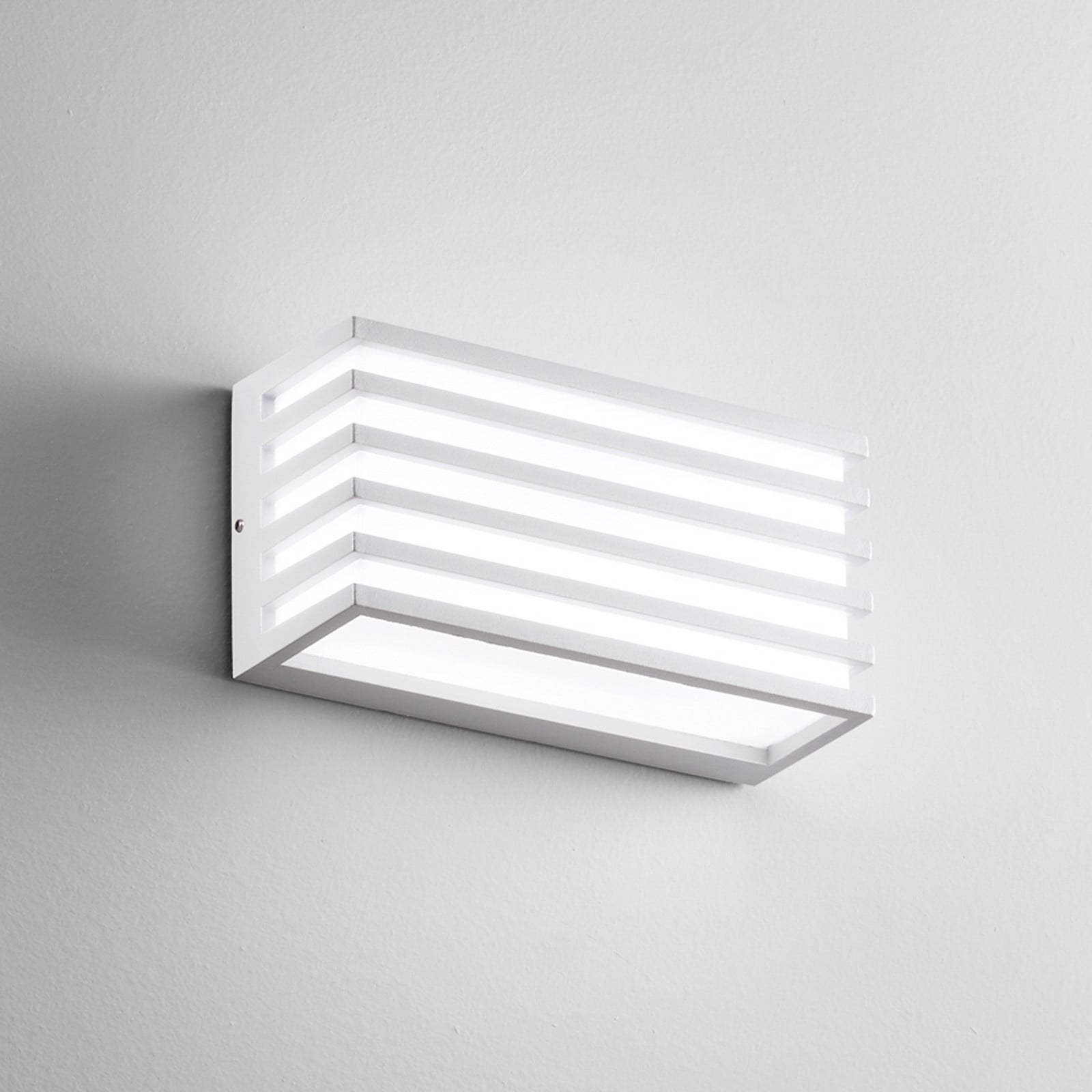 Intec Λευκός Λάμπα Led Εξωτερικού Χώρου Dukrot, Λευκή, Πλάτος 22 Cm, Μέταλλο