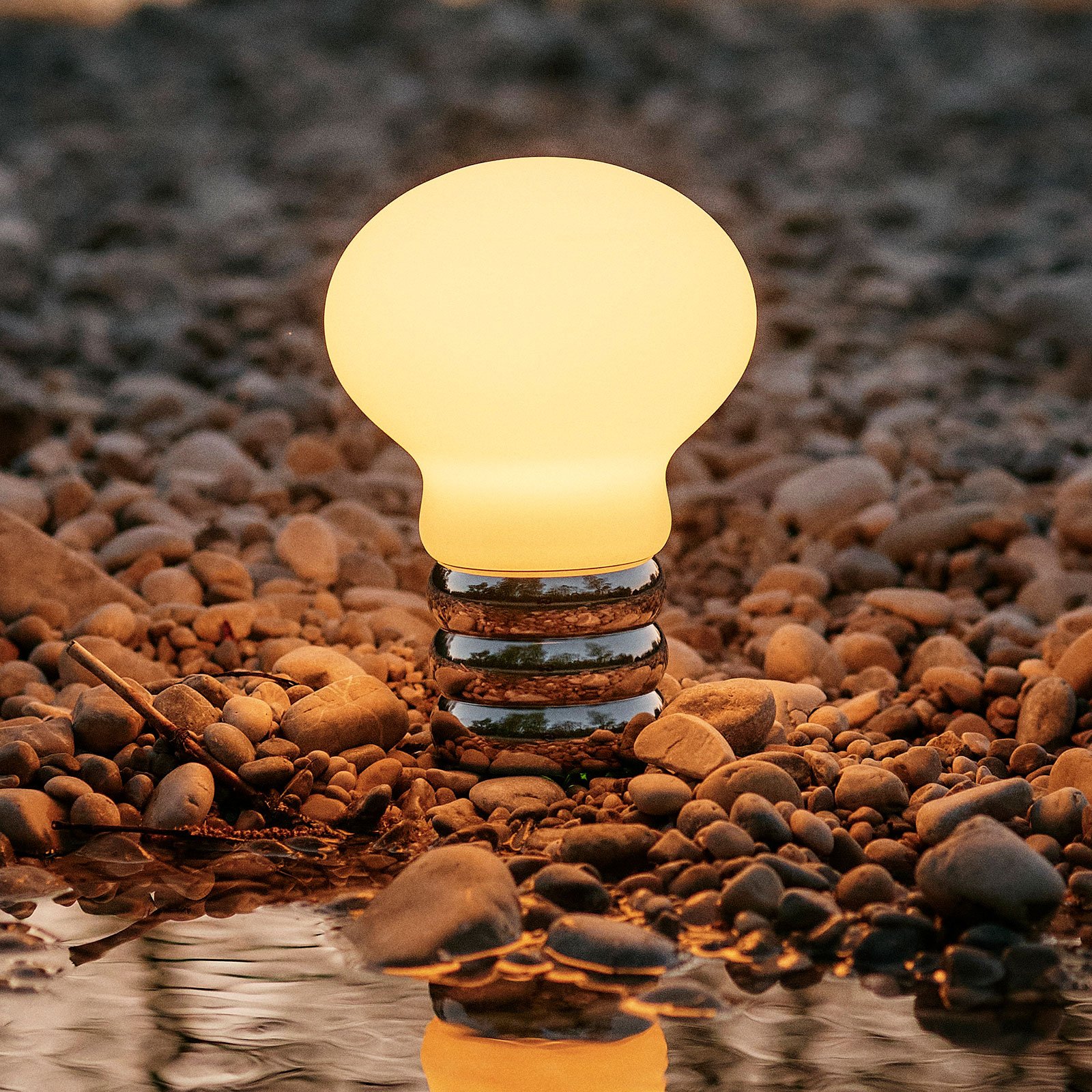 Ingo Maurer B. Bulb LED-bordslampa batteri