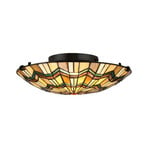 Alcott ceiling lamp in a Tiffany design