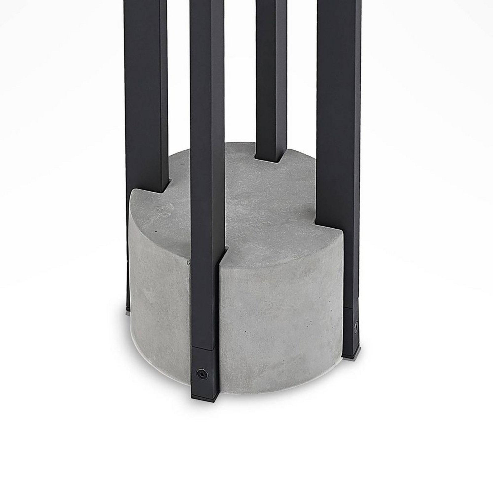 Kalisa Round LED Záhradná Lampa H68 Dark Grey - Lucande