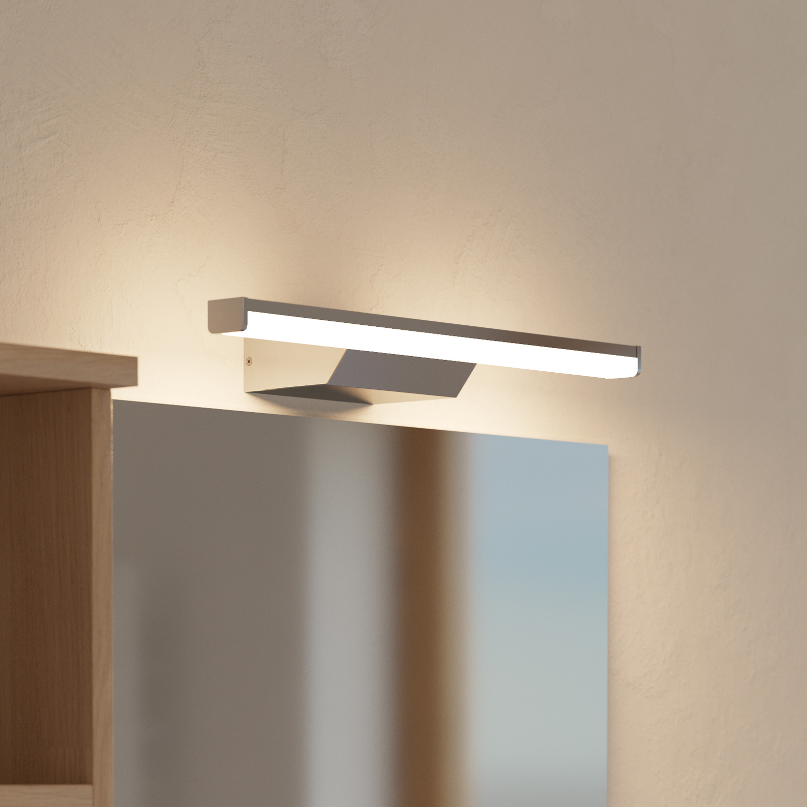 EGLO connect Smart-LED-Spiegelleuchte Regello-Z, grau